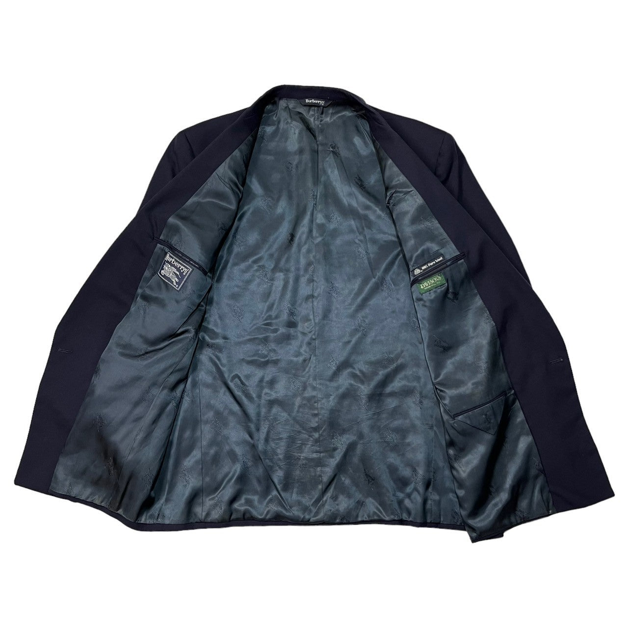 Burberrys(バーバリーズ) 90's gold button navy blazer 金ボタン 紺 ブレザー 紺ブレ ダブル ジャケット テーラード 表記無し(XL程度) ネイビー DAVISON'S USA製