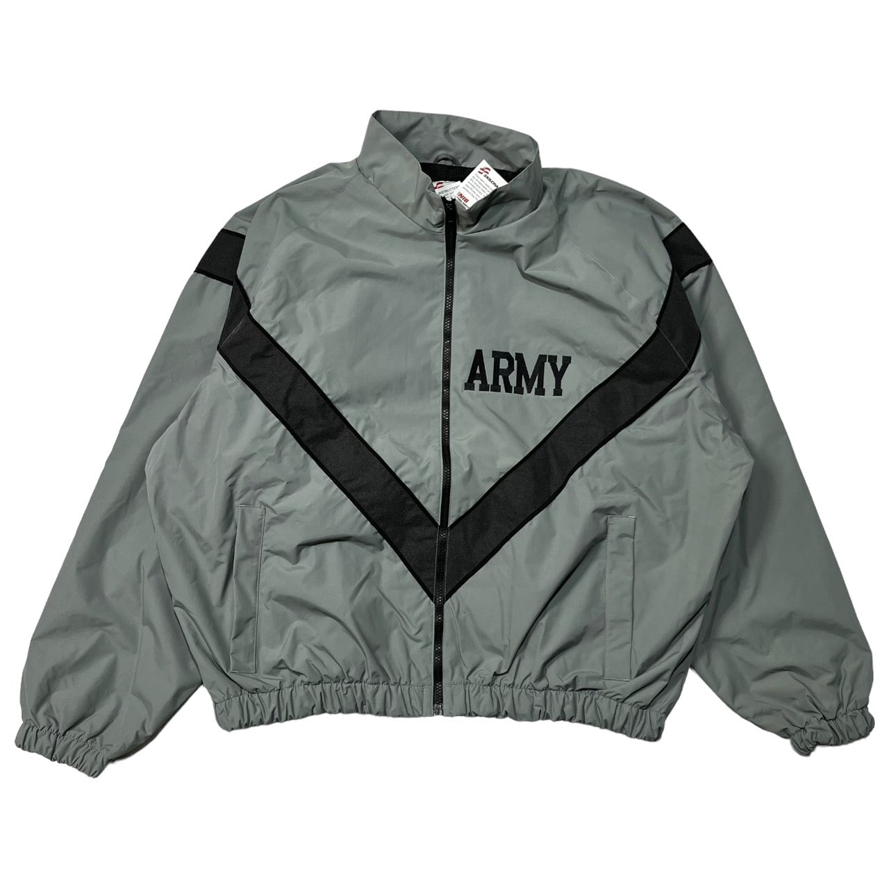 US AMRY(アメリカ軍) TRAINING JACKET/トレーニングジャケット/ナイロンジャケット 8415-01-465-4821 XL グレー