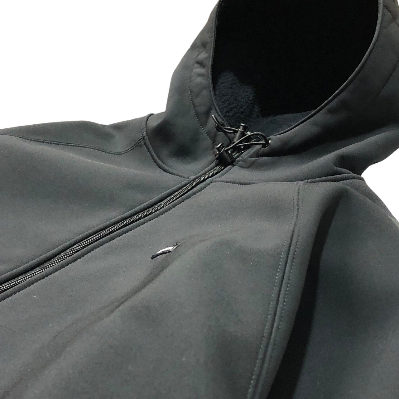 SUPREME(シュプリーム) 18AW WINDSTOPPER Zip Up Hooded Sweatshirt ウィンドストッパー ジップ アップ フーディー パーカー スモール ロゴ S ブラック 18FW