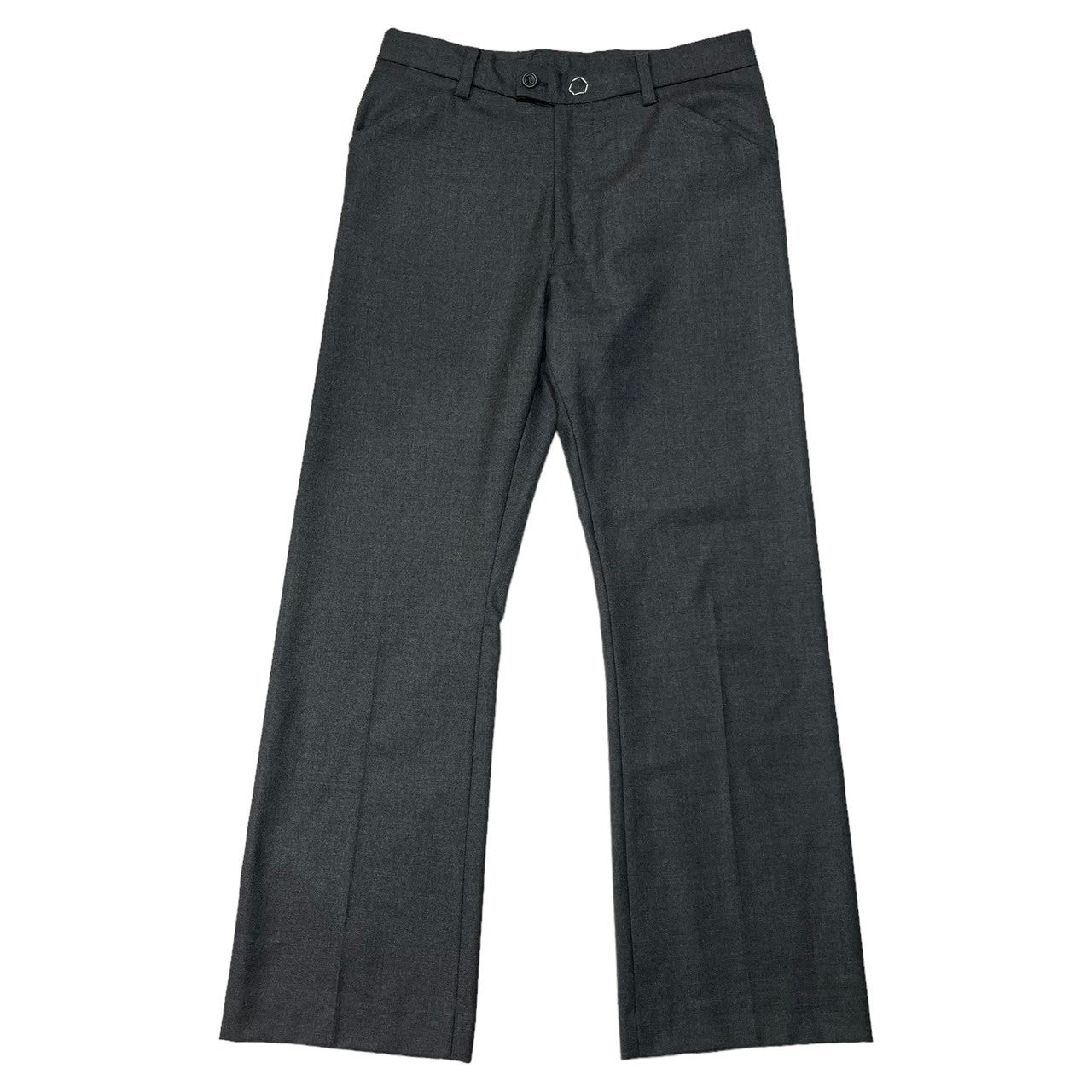 SUNSEA(サンシー) 28th N.M THICKENDED w/耳 FLARE PANTS フレアパンツ 23AW-24SS SUNSEA2844 SIZE 2(M) old gray(オールドグレー) 参考定価55,000円(税込) 完売商品