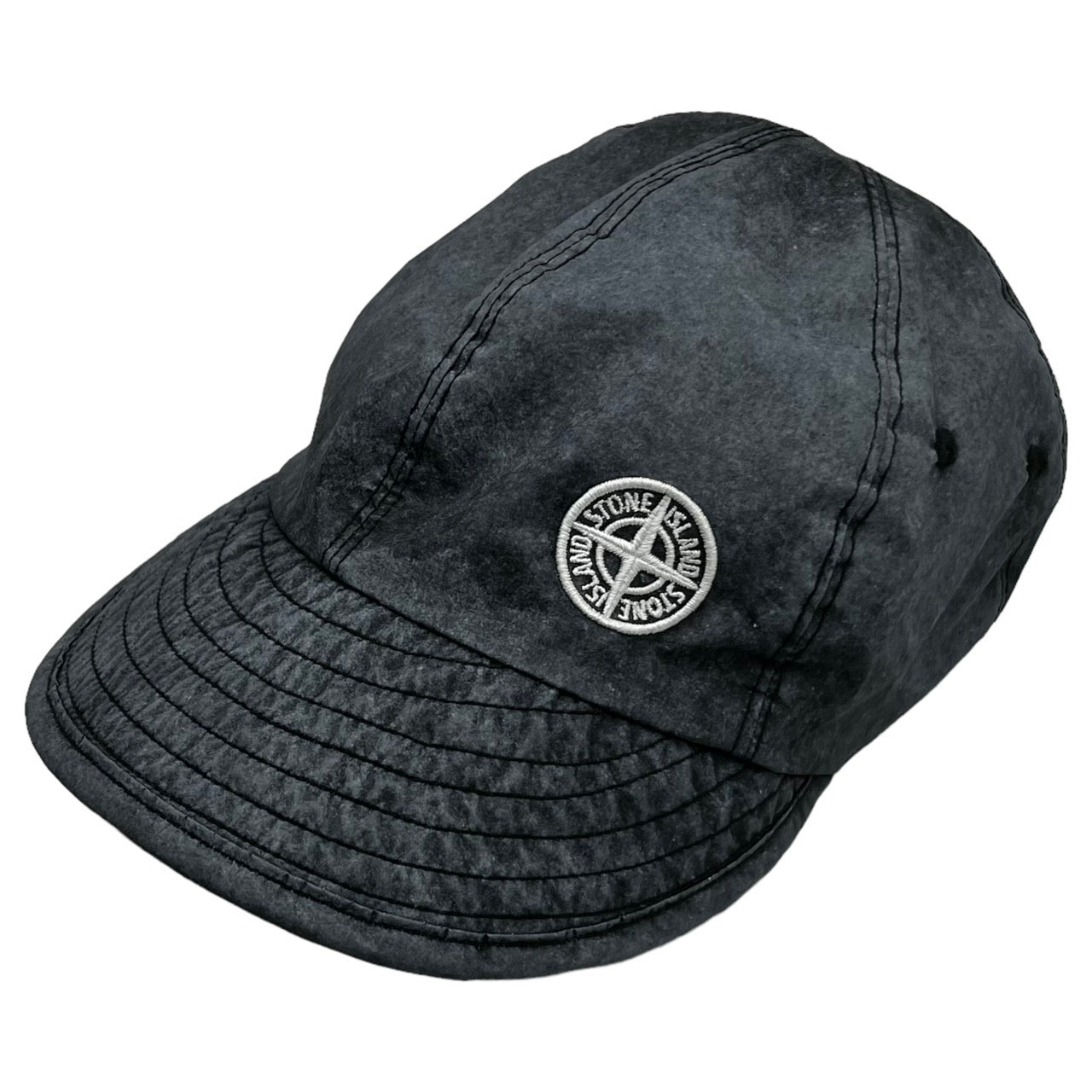 STONE ISLAND(ストーンアイランド) 20SS flight cap/フライトキャップ/オックスフォード3Lハット 721599424 グレー(製品染)
