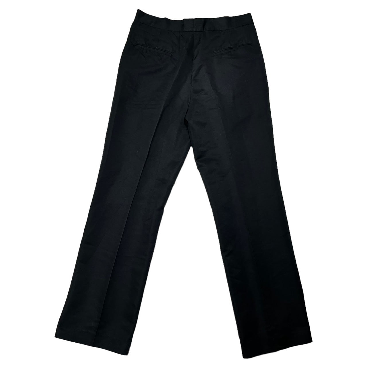 RAF SIMONS(ラフシモンズ) 90's 初期紺タグ polyester slacks/ポリエステルスラックス/稀少/90年代/ヴィンテージ SIZE 48(M) ブラック