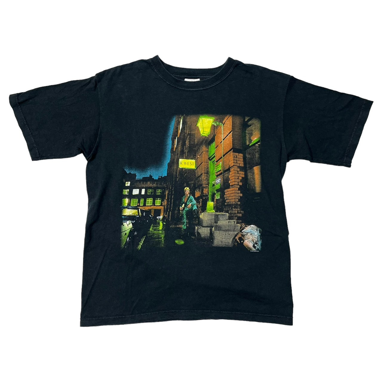 anvil(アンビル) 90’s"DAVID BOWIE" バンドTシャツ L ブラック ©1998 Stenton S.A. ZIGGY STARDUST