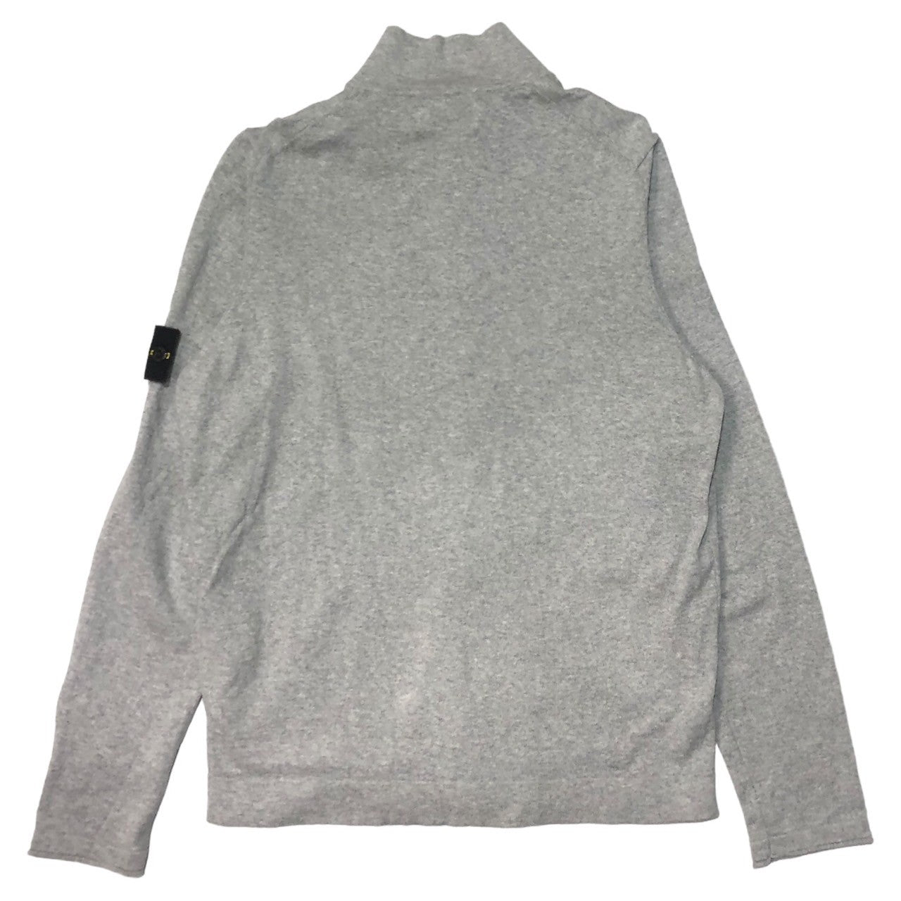 STONE ISLAND(ストーンアイランド) 18SS driver's knit ドライバーズニット ジップアップ ニット カーディガン 17-50612 SIZE M ライトグレー