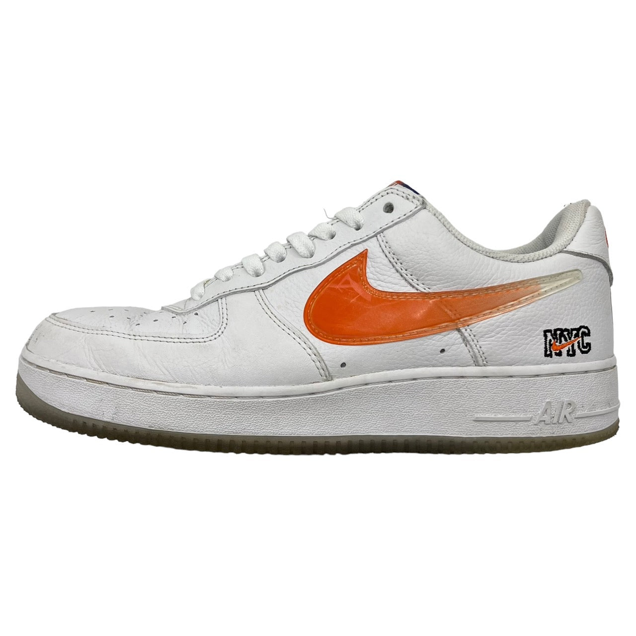 NIKE×KITH(ナイキ×キス) Air Force 1 Low/AF1/エアフォース1ロー/ローカットスニーカー CZ7928-100 27.5cm ホワイト/"White/Rush Blue/White/Brilliant Orange" 限定KITHコラボ NYC