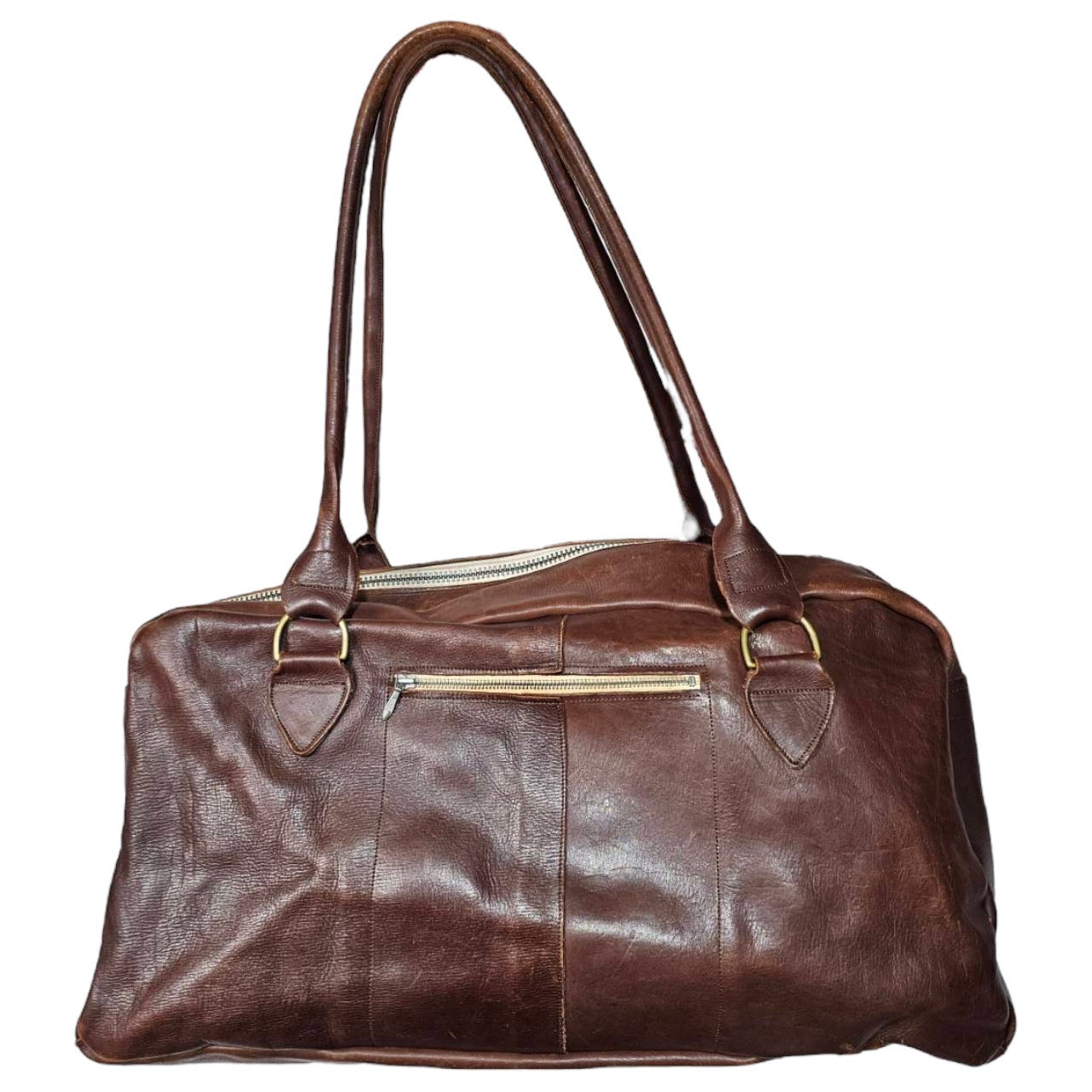 Paul Harnden(ポールハーデン) eather boston bag/レザーボストンバッグ/肩掛け/ ブラウン アルチザンブランド