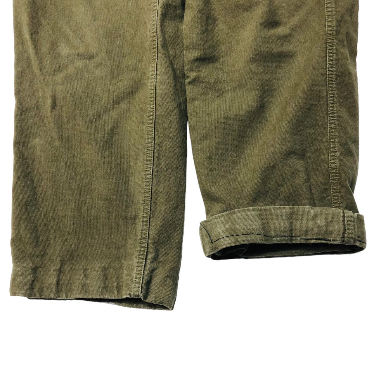 German Army(ドイツ軍) 80'sモールススキンカーゴパンツ 8415-12-155-9093 170-180/80/80(Mサイズ程度) カーキ H.WINNEN GMBH & CO.KG