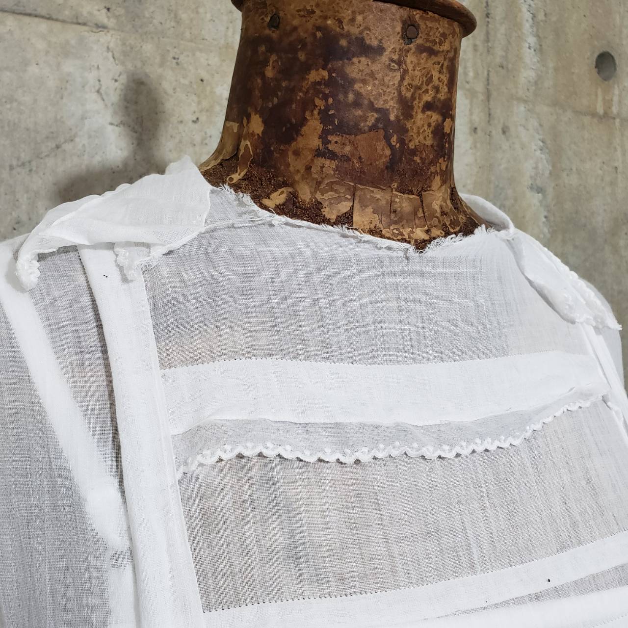 Euro Vintage(ヨーロッパヴィンテージ) Shiro_予感を纏うロングワンピース 表記なし(Mサイズ程度) ホワイト