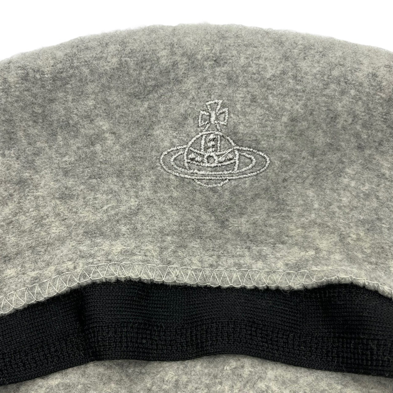 Vivienne Westwood(ヴィヴィアンウエストウッド) wool beret ウール ベレー帽 SIZE FREE グレー