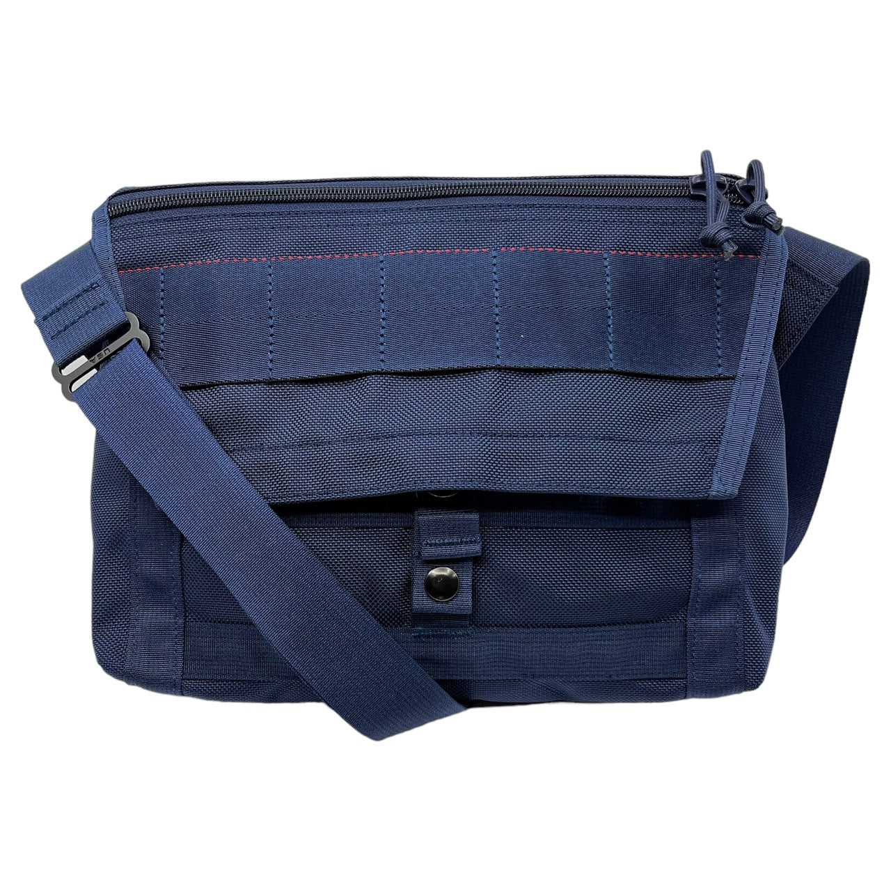BRIEFING(ブリーフィング) AIR FORCE BLUE LINE MESSENGER BAG/メッセンジャーバッグ/ショルダーバッグ ネイビー BEAMS+別注/USA製
