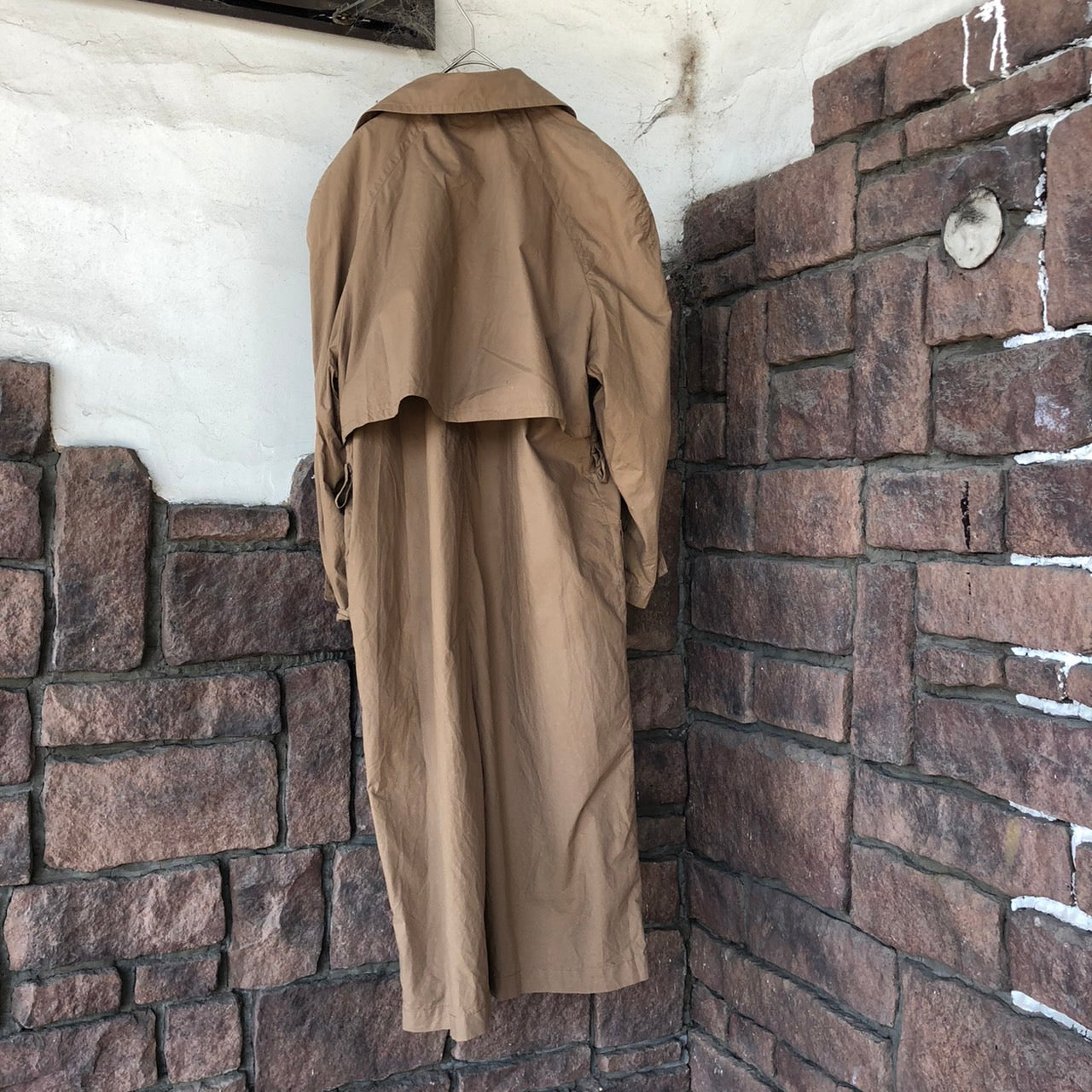 Euro Vintage(ヨーロッパヴィンテージ) Today_コットントレンチコート 40(Lサイズ程度) ブラウン