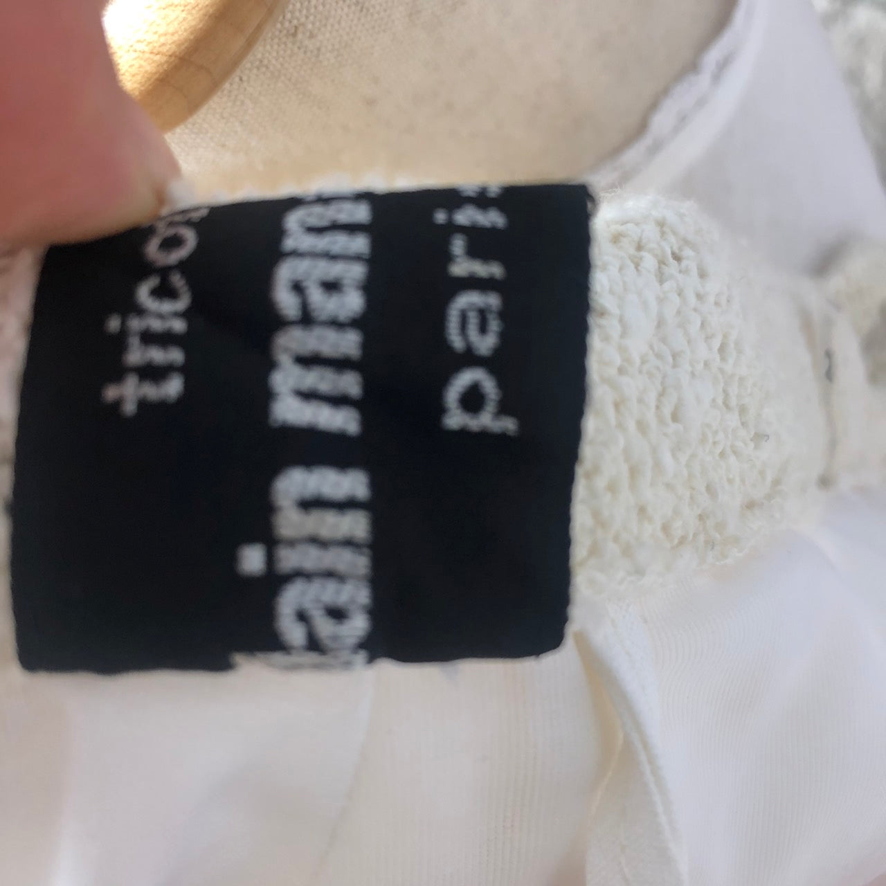 Euro Vintage(ヨーロッパヴィンテージ) Soboro_タッチスカート 2(Mサイズ程度) ホワイト