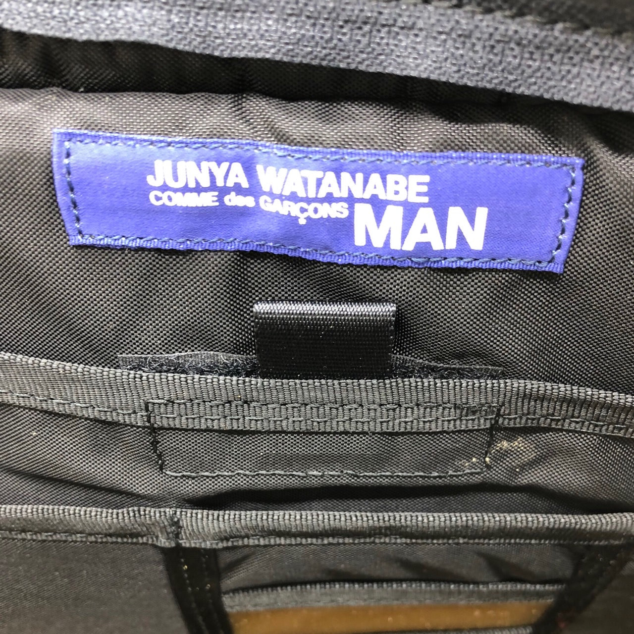 COMME des GARCONS JUNYA WATANABE MAN×PORTER(コムデギャルソンジュンヤワタナベマン×ポーター) 02AW tartan check wool shoulder bag/タータンチェックウールショルダーバッグ/00s/コラボ レッド×ネイビー