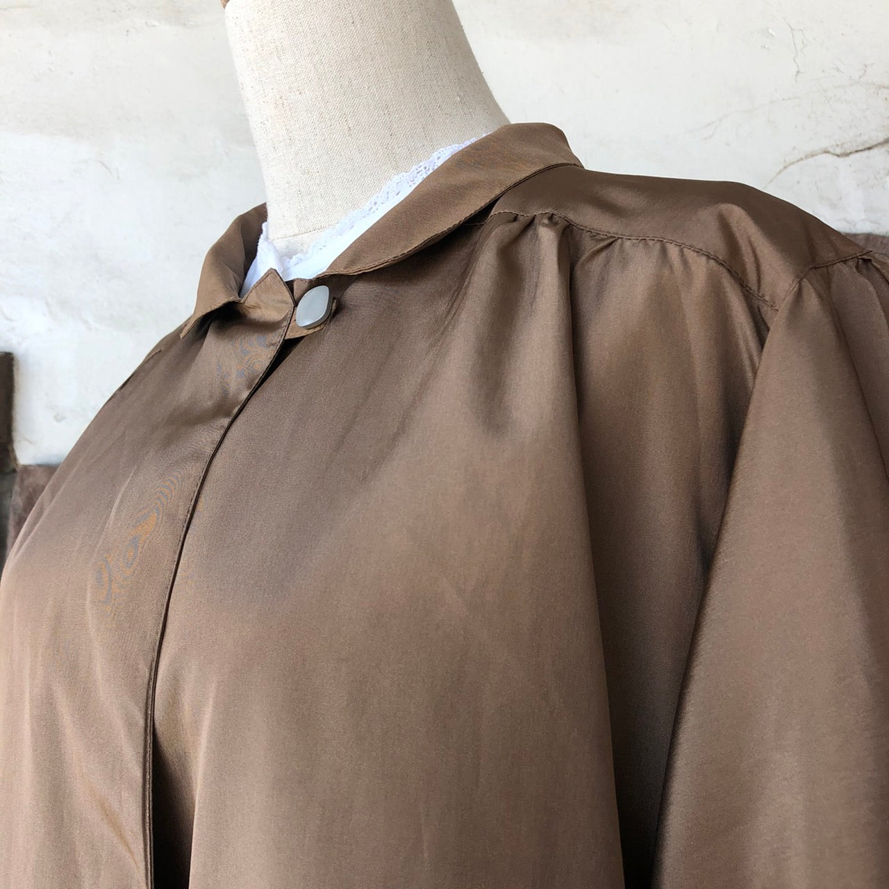 Euro Vintage(ヨーロッパヴィンテージ) Dandy_トレンチコート 表記なし(Mサイズ程度) ブラウン