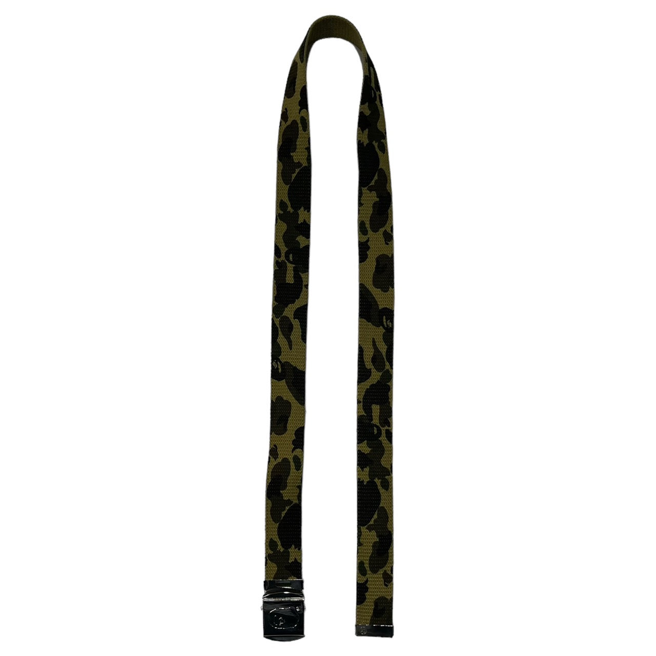 A BATHING APE(アベイシングエイプ) 90's ロゴバックルカモフラガチャベルト オリーブ