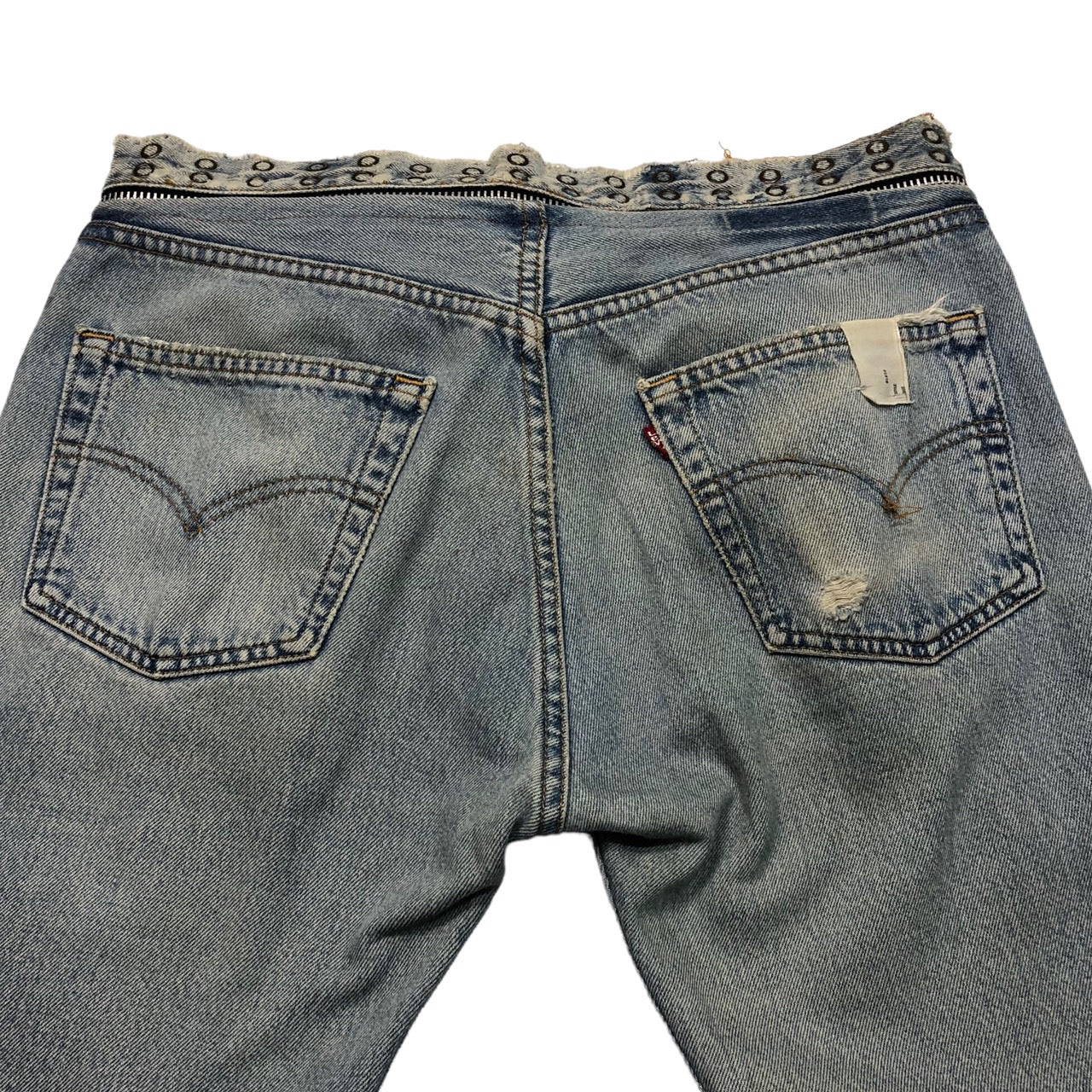 N.HOOLYWOOD×prince kilimanjaro×LEVIS(エヌ ハリウッド×プリンスキリマンジャロ×リーバイス) キリマンジャロ/501リメイクデニムパンツ/再構築 W33/L30 ライトインディゴ 初期/アーカイブ