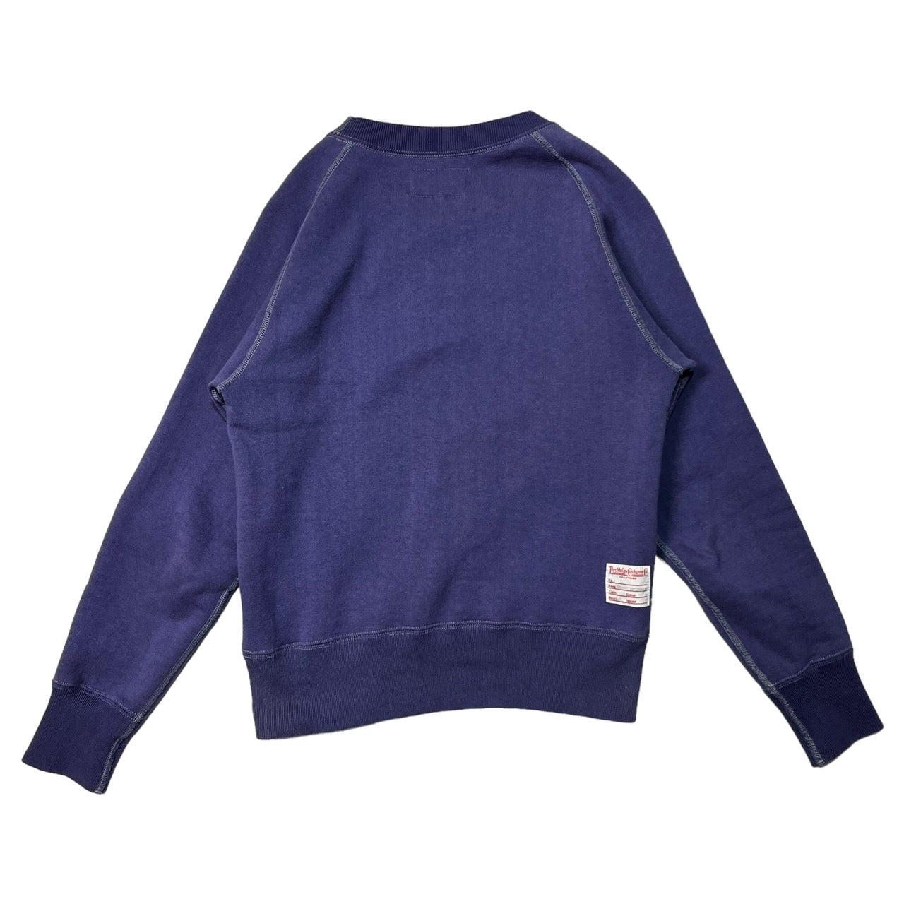 THE REAL McCOY'S(ザリアルマッコイズ) ヘビーウェイトラグランスウェット/厚手 TMC2269 34(S程度) パープル Real Mc Queen/旧タグ