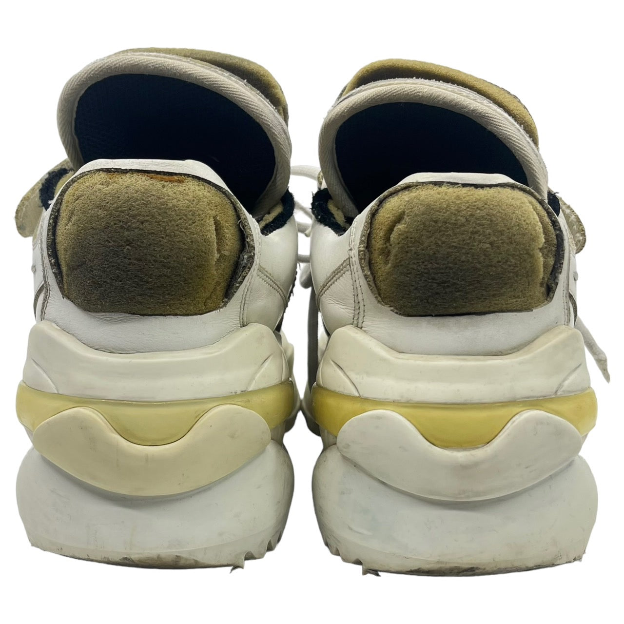 MAISON MARGIELA(メゾンマルジェラ) 18AW low top retro fit sneakers S39WS0037 SIZE 40(25.5~26.0程度) ホワイト ヴィンテージ加工