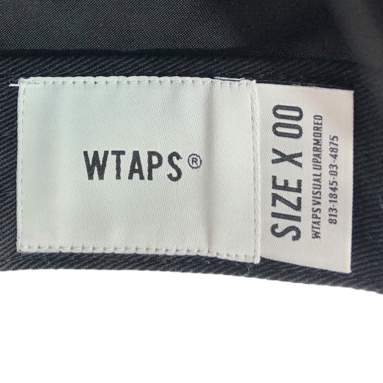 WTAPS(ダブルタップス) T-7. NYPO. TWILL ナイロン ロゴ キャップ 帽子 182HCDT-HT04 ブラック