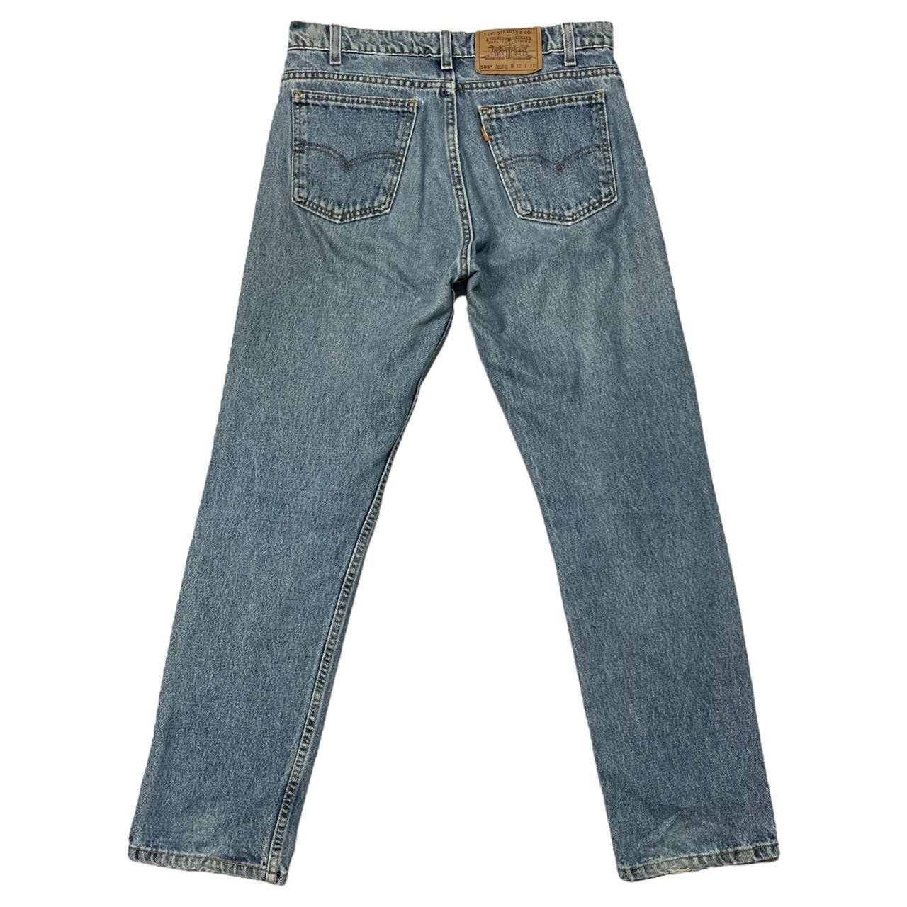 Levi's(リーバイス) 90's orange tab straight denim pants 90年代 オレンジタブ ストレート デニム 505-0310 SIZE 32 ライトインディゴ ジーンズ
