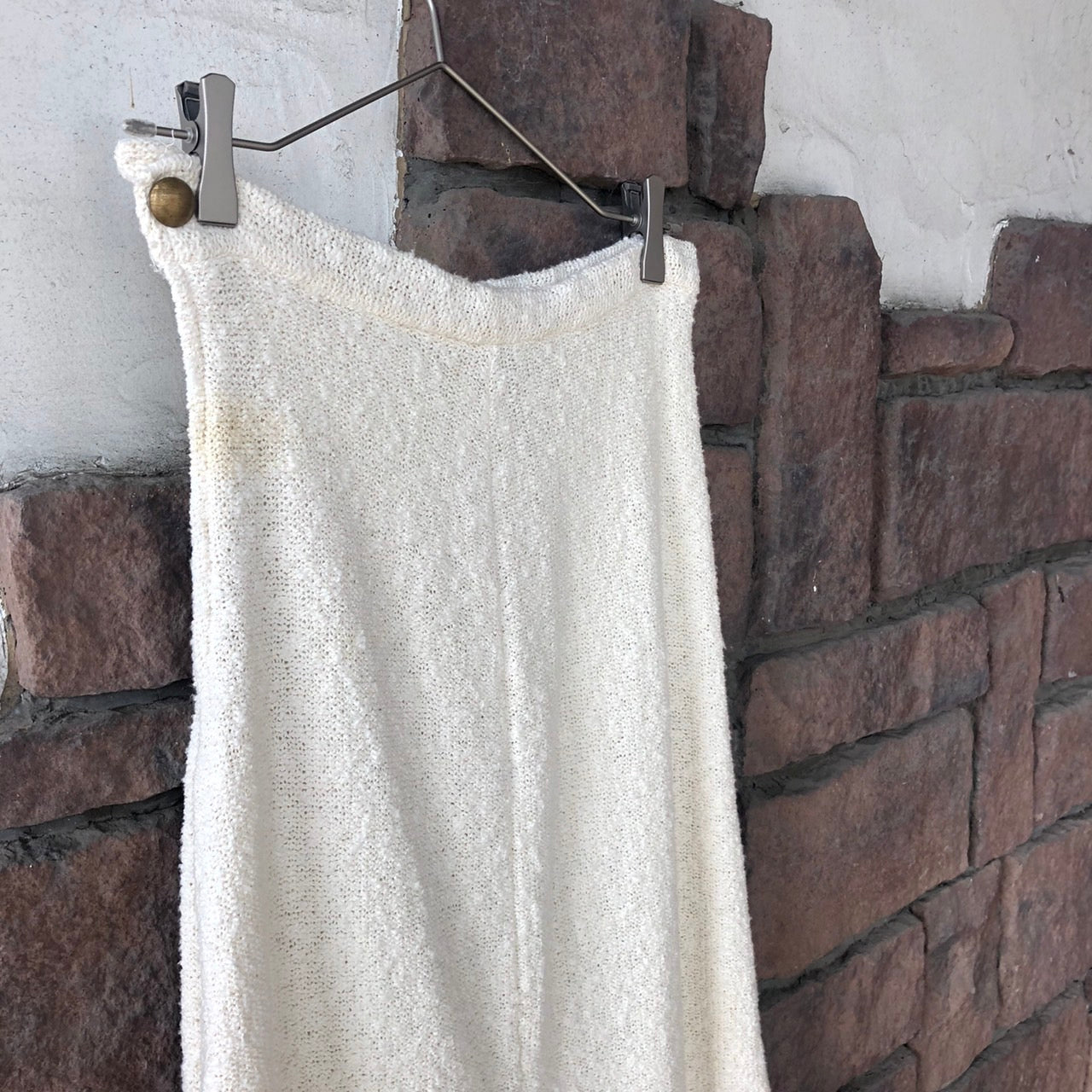 Euro Vintage(ヨーロッパヴィンテージ) Soboro_タッチスカート 2(Mサイズ程度) ホワイト