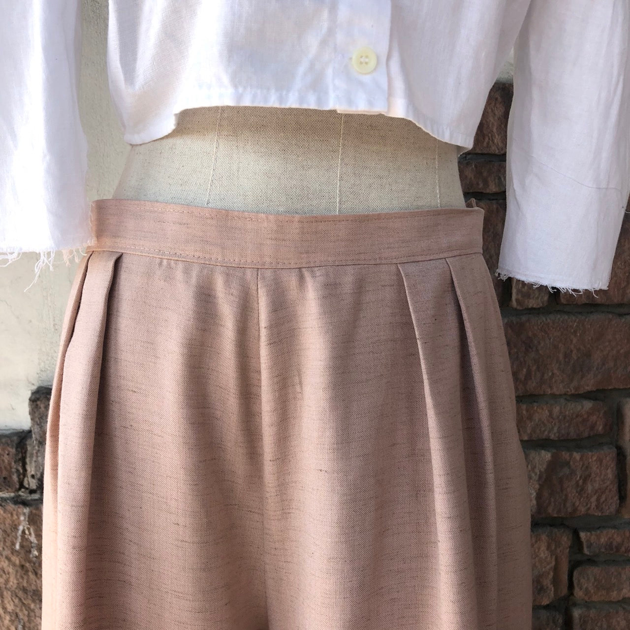 Euro Vintage(ヨーロッパヴィンテージ) Tea_ワイドパンツ 表記なし(Lサイズ程度) ピンク