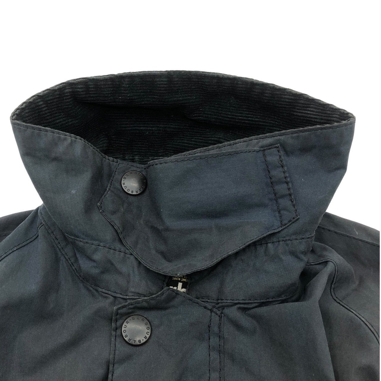 Barbour(バブアー) ASHBY WAX JACKET アシュビー オイルドジャケット MWX0339NY92 SIZE S グレー 裏地 チェック