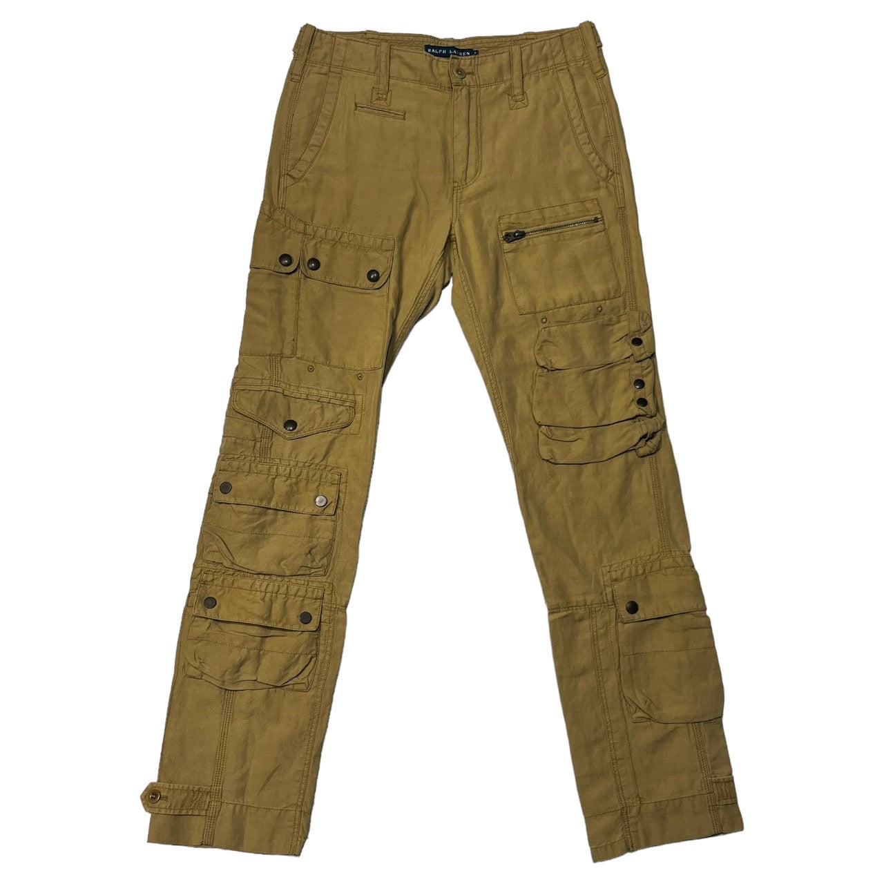 RALPH LAUREN(ラルフローレン) 00s Multifunctional parachute pants/多機能パラシュートパンツ/カーゴ/メンズ着用可 PR-RL-BM-2471 SIZE 7 ベージュ