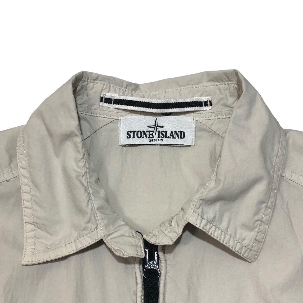 STONE ISLAND(ストーンアイランド) over shirt jacket オーバーシャツ ジャケット 581510220 S アイボリー