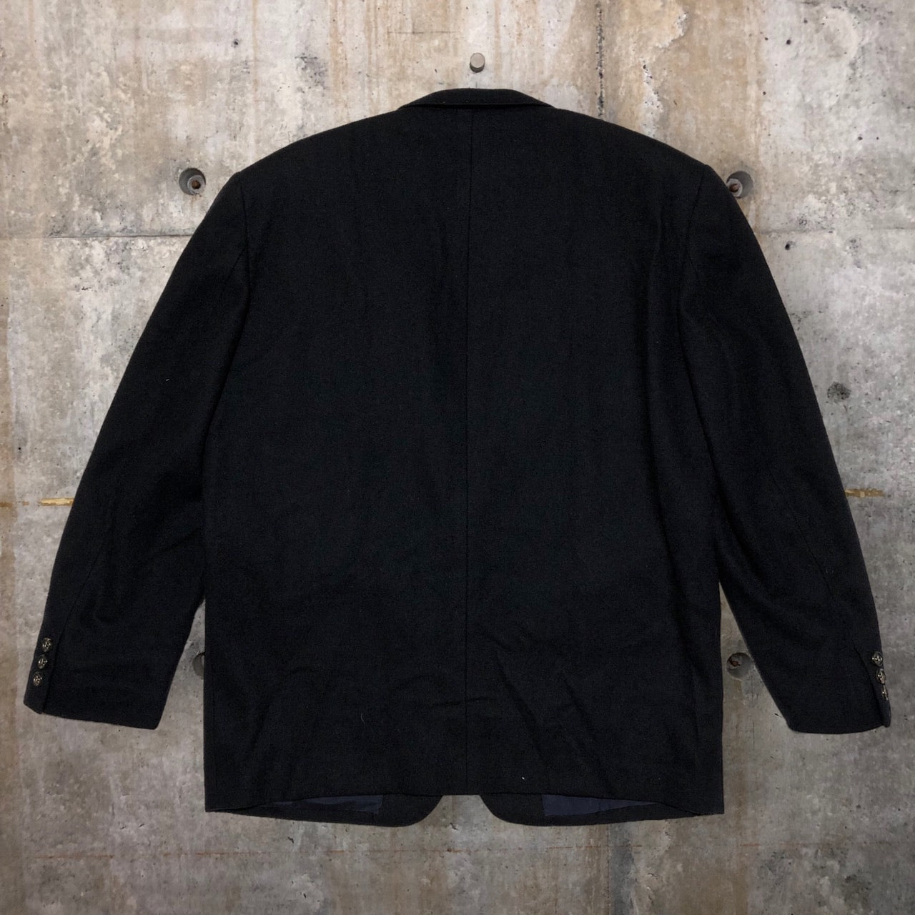 COMME des GARCONS HOMME(コムデギャルソンオム) 80's vintage three button wool jacket/ヴィンテージ3Bウールジャケット/川久保玲/本人期 HJ-05035S SIZE S ネイビー