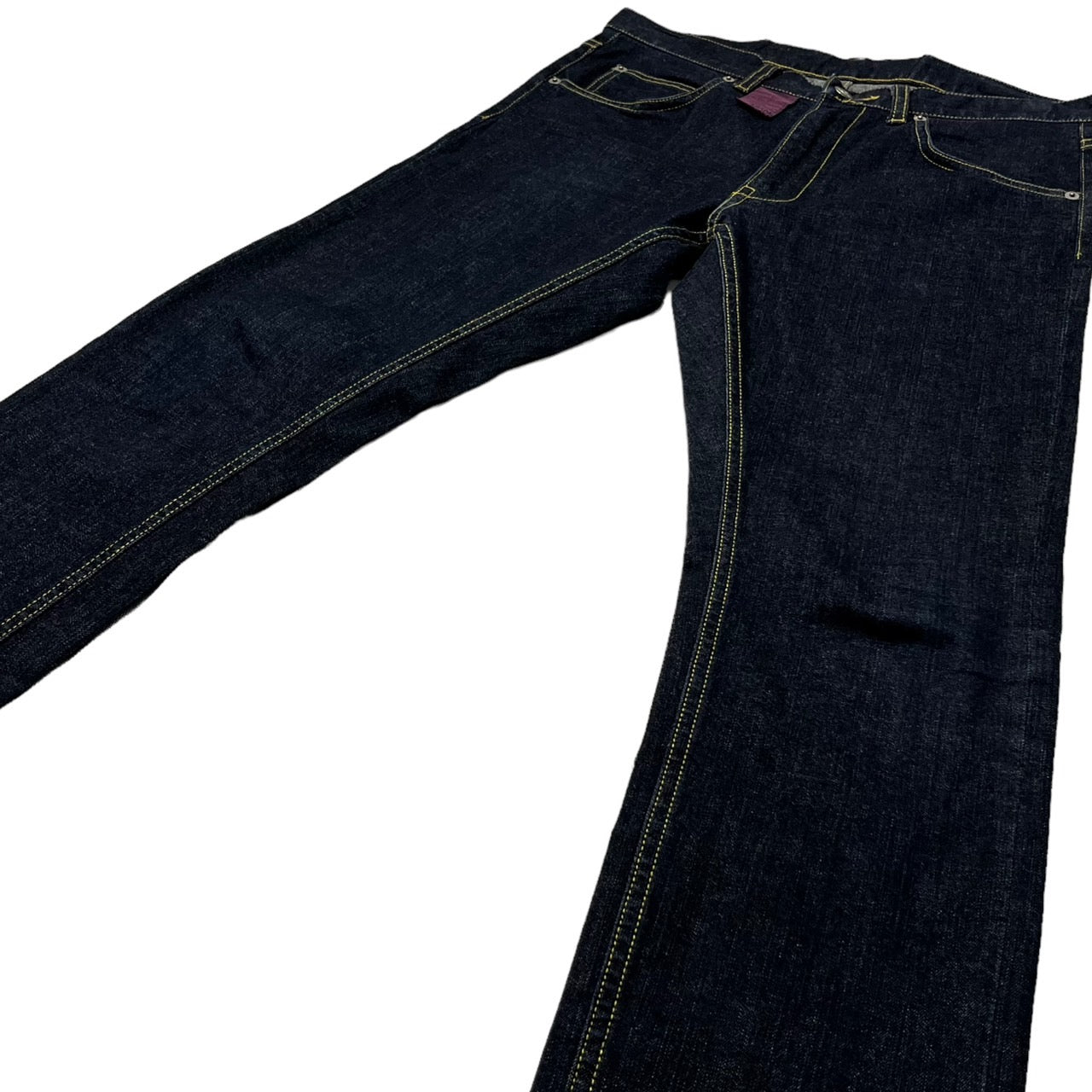 Vivienne Westwood MAN(ヴィヴィアンウエストウッドマン) オーブ刺繍ストレッチデニムパンツ/ロゴ/スキニー VW-KQ-71463 44(S程度) インディゴ