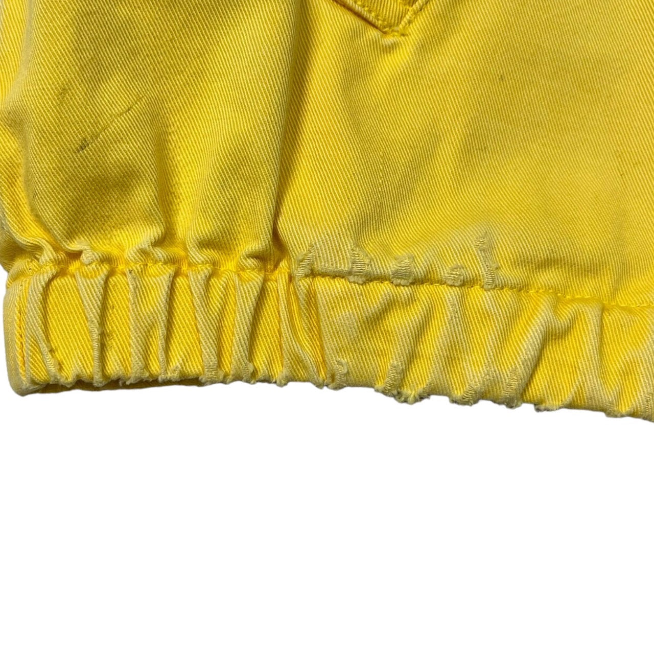 POLO RALPH LAUREN(ポロラルフローレン) 90’s ロゴ刺繍スイングトップ/ヴィンテージジャケット/ブルゾン M イエロー USA製