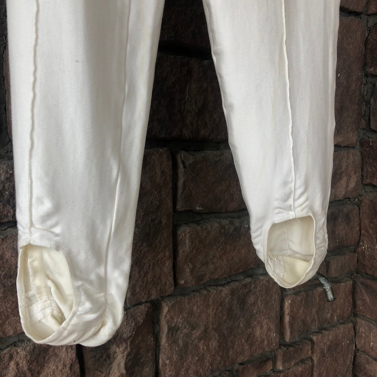 Euro Vintage(ヨーロッパヴィンテージ) Tabi_コットンジャージーパンツ 40(Mサイズ程度) ホワイト