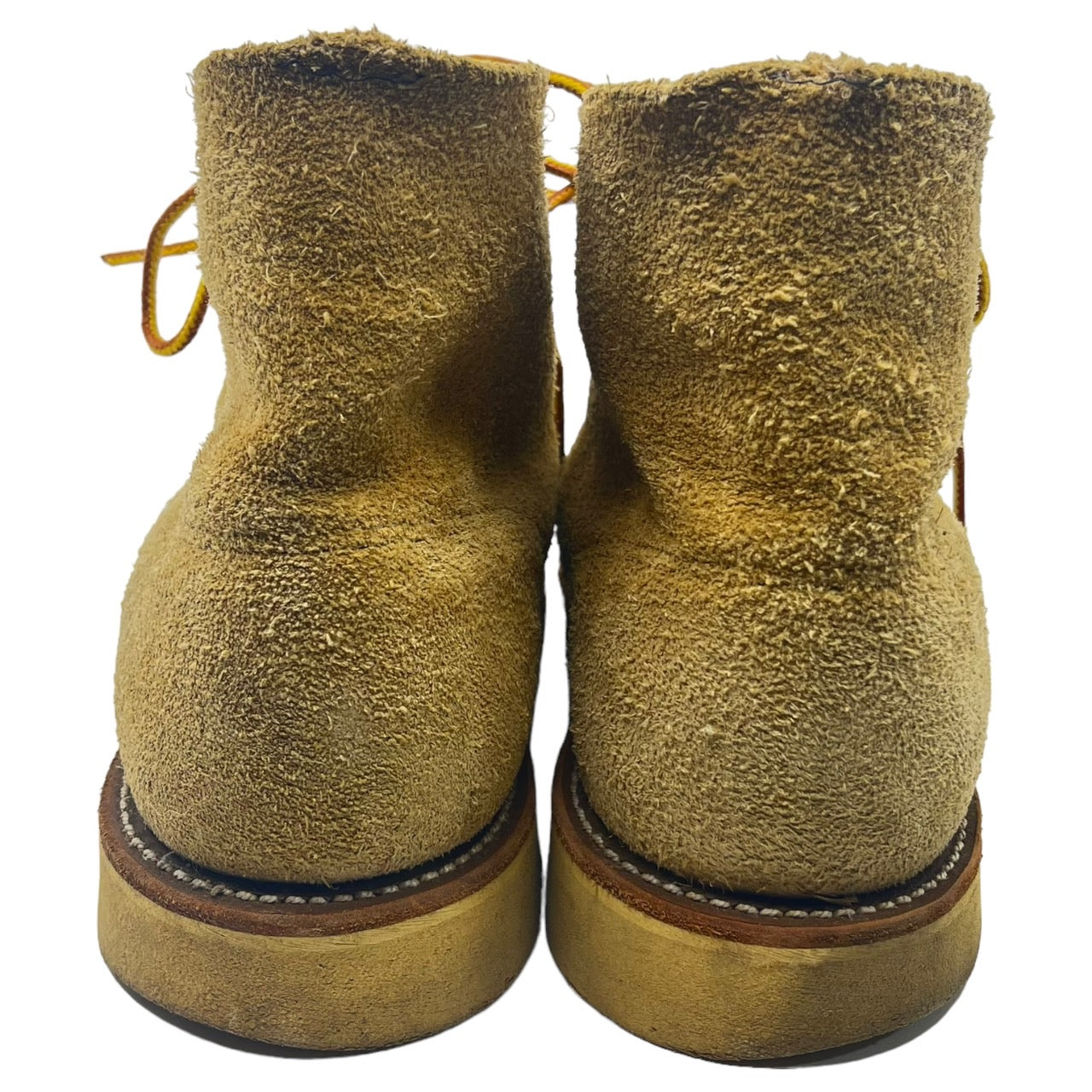 REDWING(レッドウィング) 90's 6" CLASSIC ROUND/6インチ クラシックラウンド/スウェードワークブーツ 08167 9(27cm程度) ベージュ 90年代/犬タグ