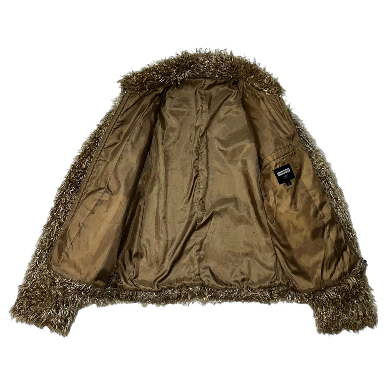 PAZZO(パッゾ) 90's テディーベア ボア ジャケット ブルゾン スイングトップ 2(M程度) ベージュ 90年代