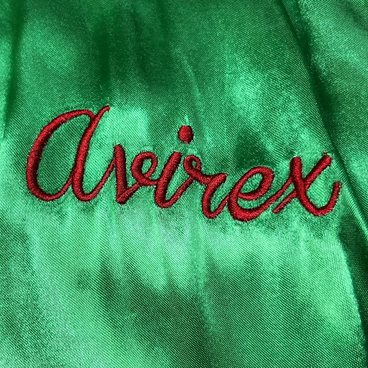 AVIREX(アヴィレックス) SOUVENIR JACKET USMC/リバーシブルスカジャン/スーベニアジャケット 6192229 XL レッド×グリーン