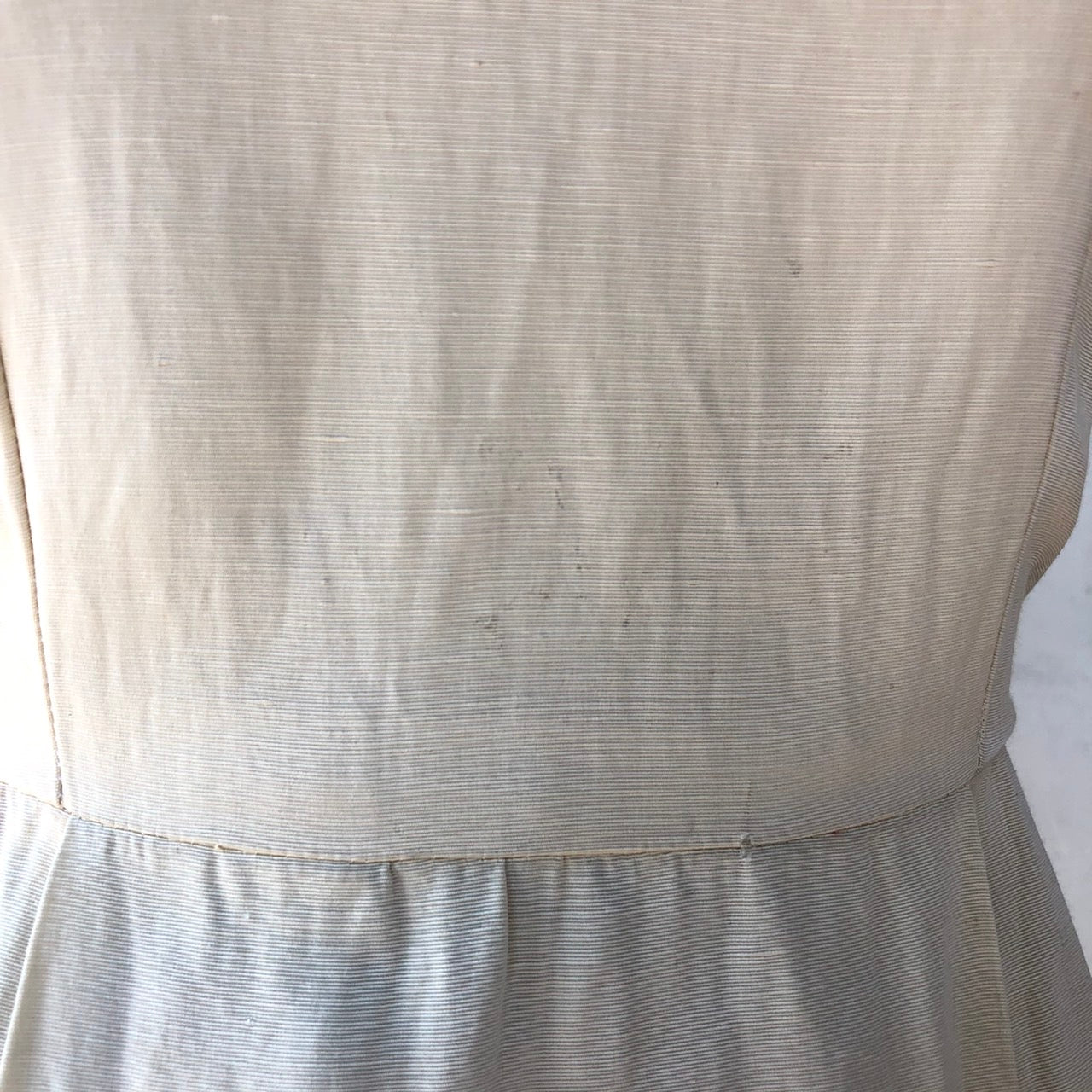 Euro Vintage(ヨーロッパヴィンテージ) Canvas_無垢なワンピース 表記なし(Mサイズ程度) ベージュ