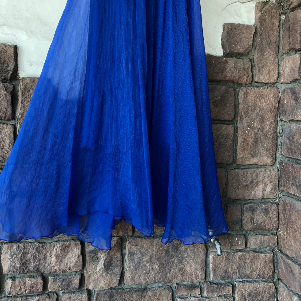 VINTAGE(ヴィンテージ) シアーマーメードスカート FREE ブルー