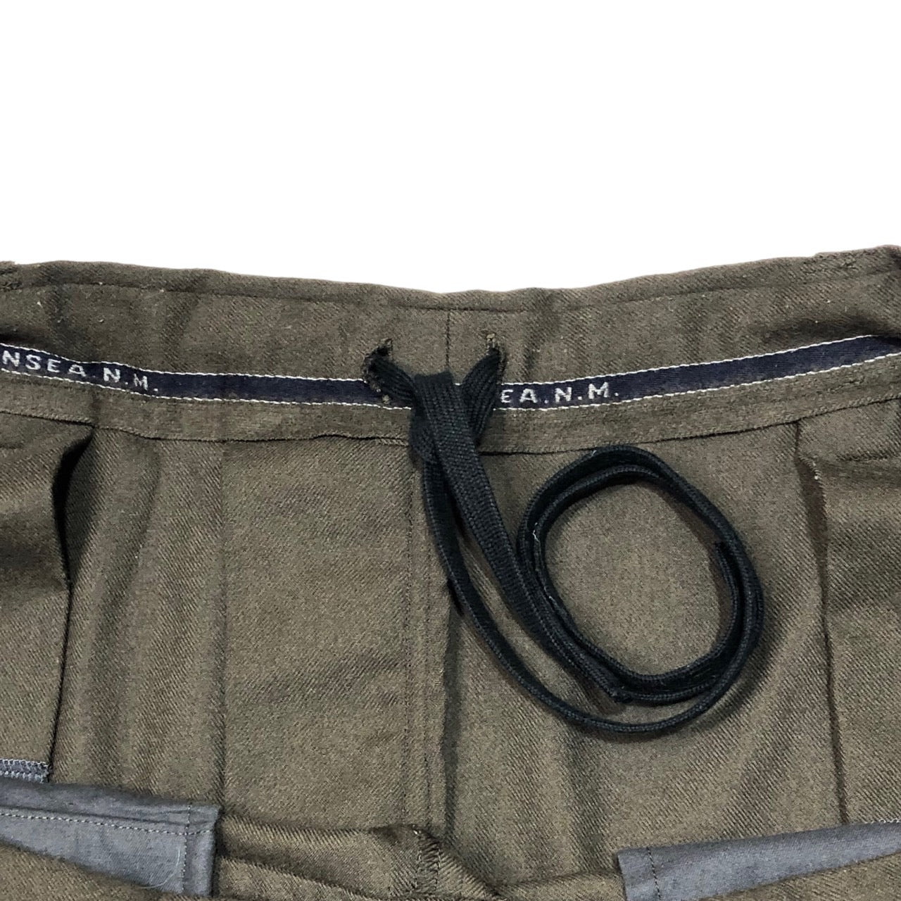 SUNSEA(サンシー) 18AW N.M Brushed M PANTS/ナイスマテリアルブラッシュドエムパンツ/ウール 18A43 SIZE 3(L) オリーブ