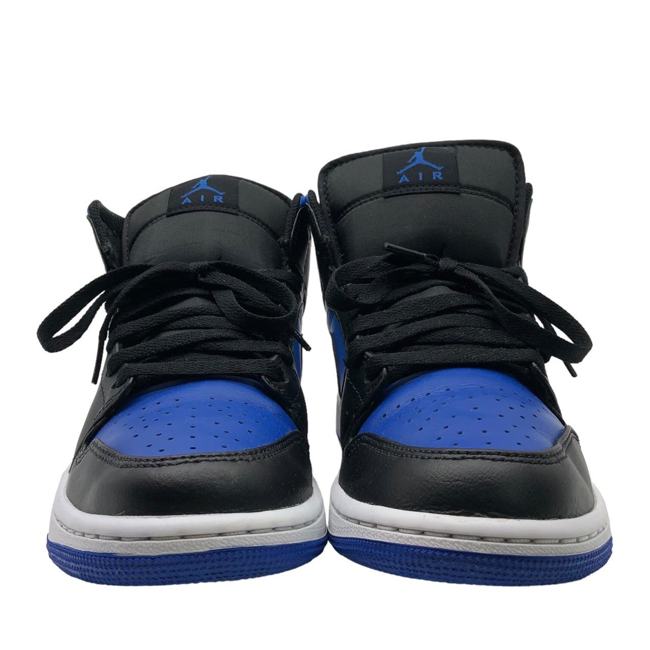 NIKE(ナイキ) Air Jordan 1 Mid "Black/White/Royal Blue" エアジョーダン1 ミッド ハイカット スニーカー DQ8426-042 25.5cm ブルー×ブラック ロイヤル