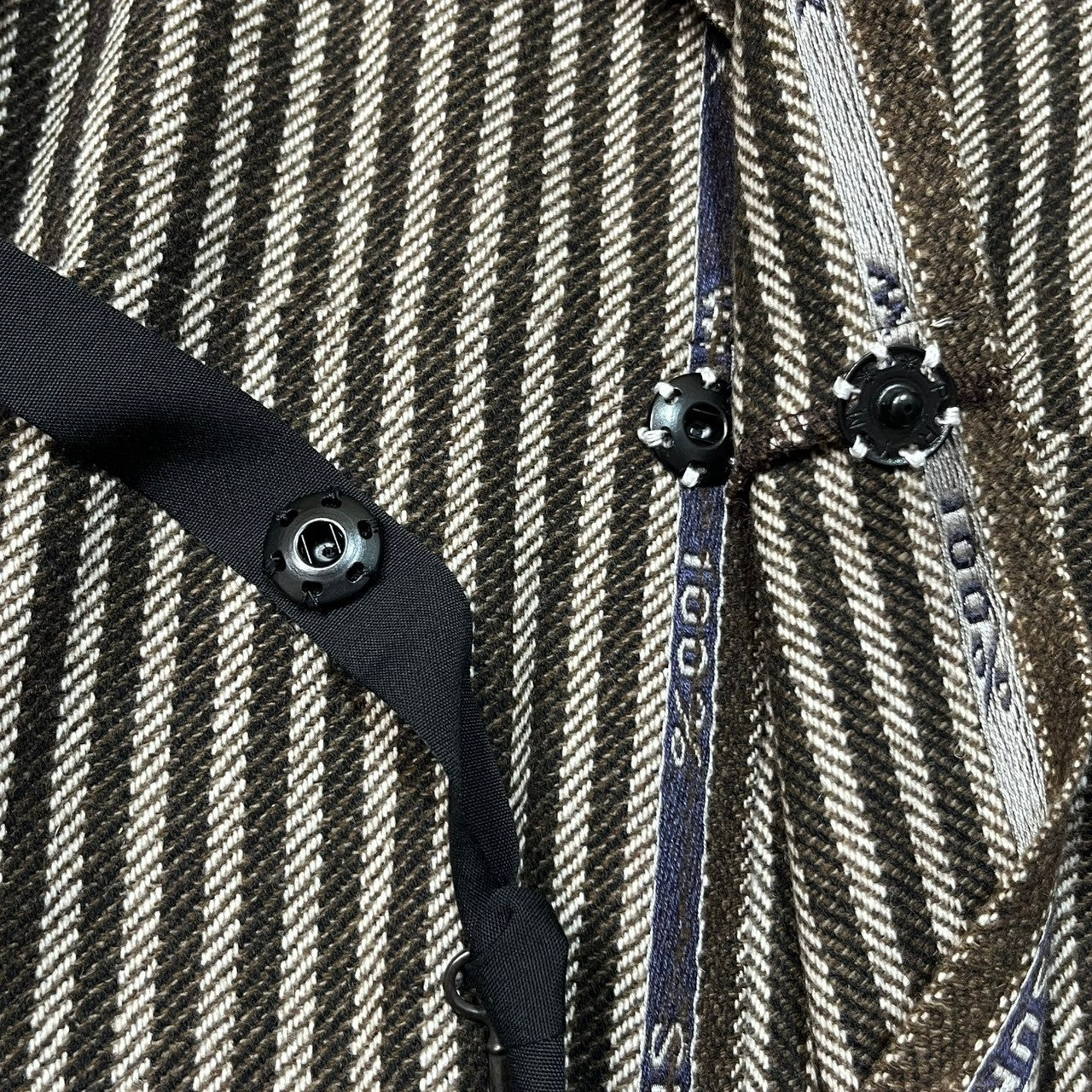 SUNSEA(サンシー) 28th Collection Stripe Blouson ストライプ ブルソン 23AW SUNSEA2838 SIZE 2(M) ブラウン 23AW 1stデリバリーアイテム