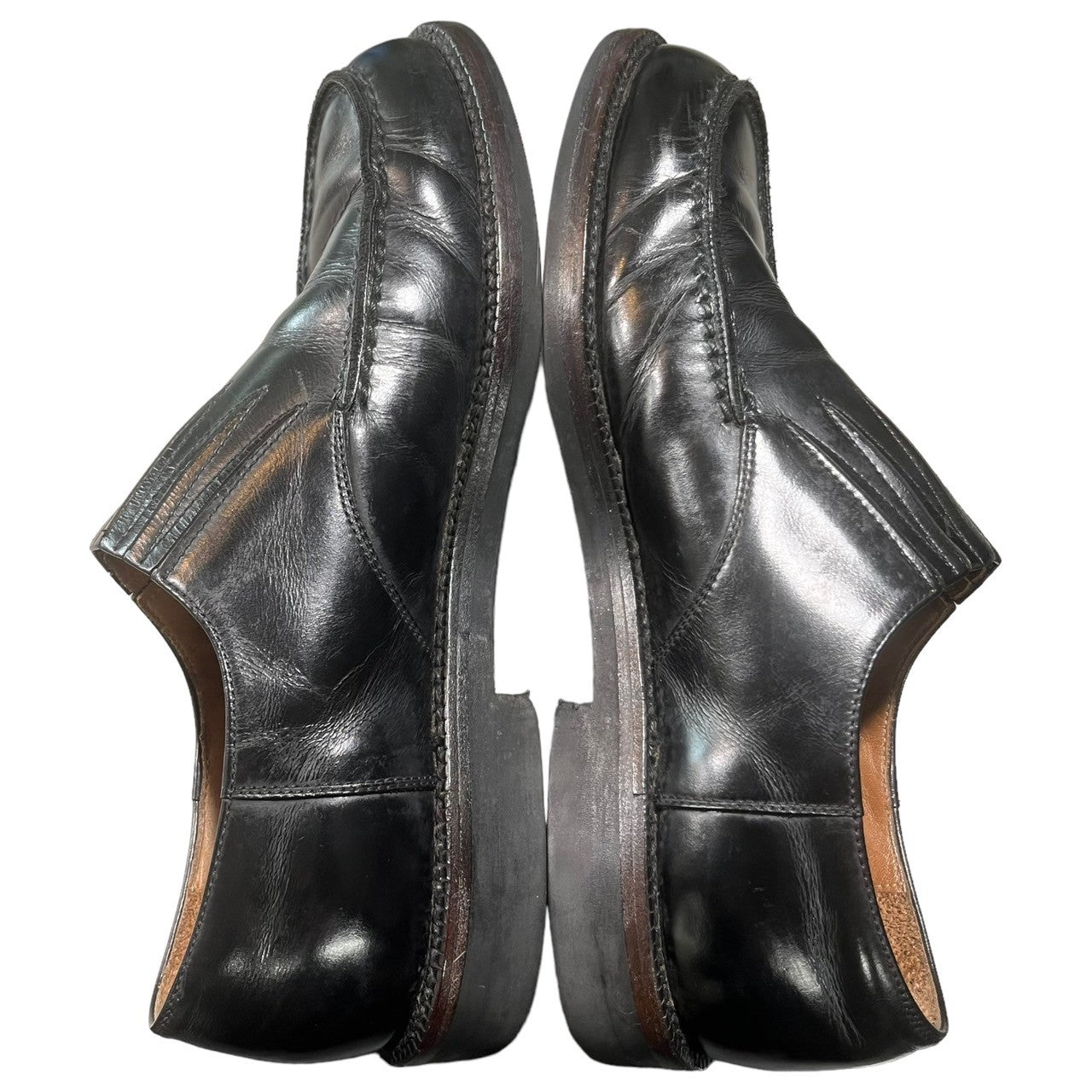 COMME des GARCONS HOMME(コムデギャルソンオム) 00s front gore leather shoes/フロントゴアレザーシューズ/革靴 SIZE 24 1/2 ブラック 日本製