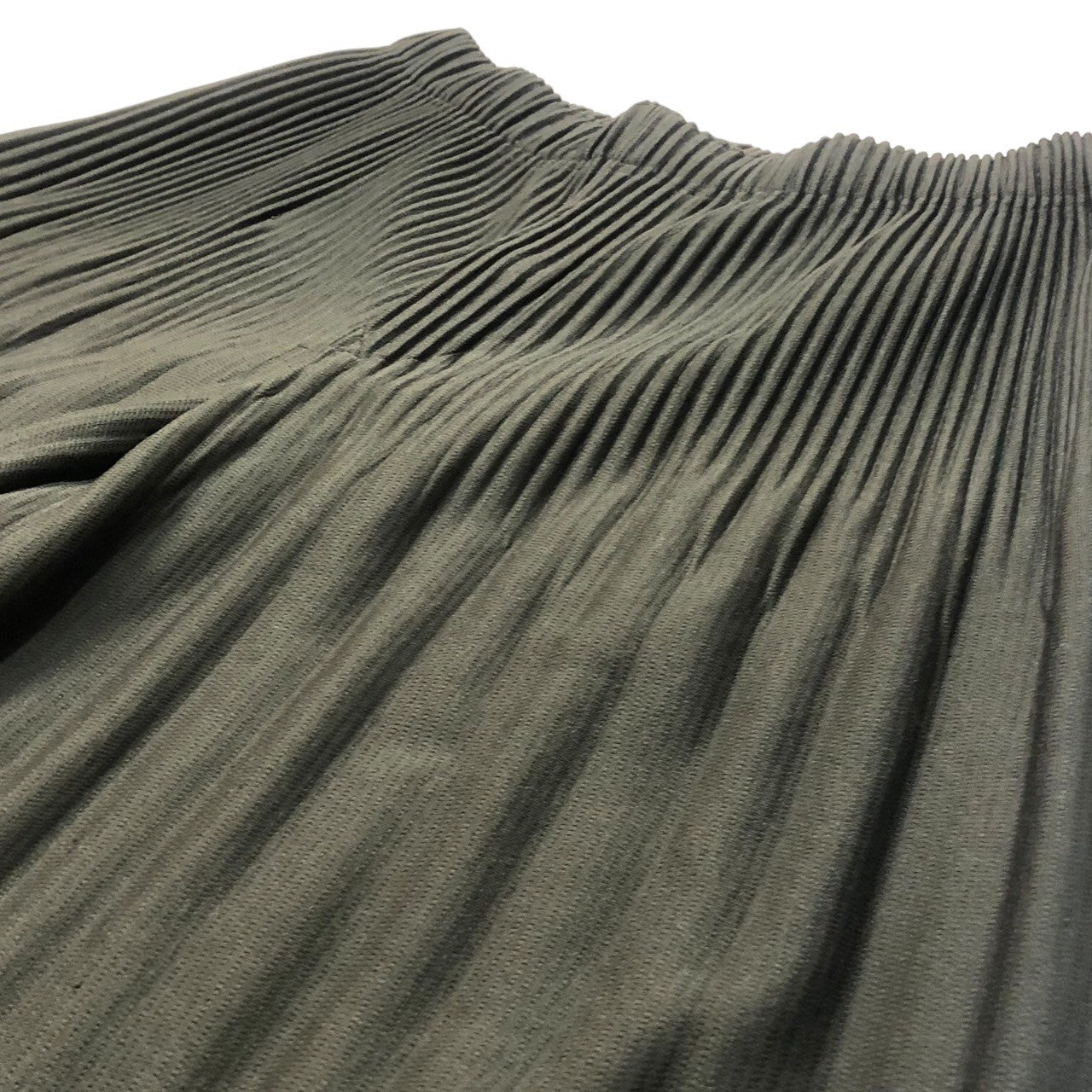 HOMME PLISSE ISSEY MIYAKE(オムプリッセイッセイミヤケ) erased pleated sarouel pants 消しプリーツサルエルパンツ HP55JF051 SIZE 1(S) ダークカーキ