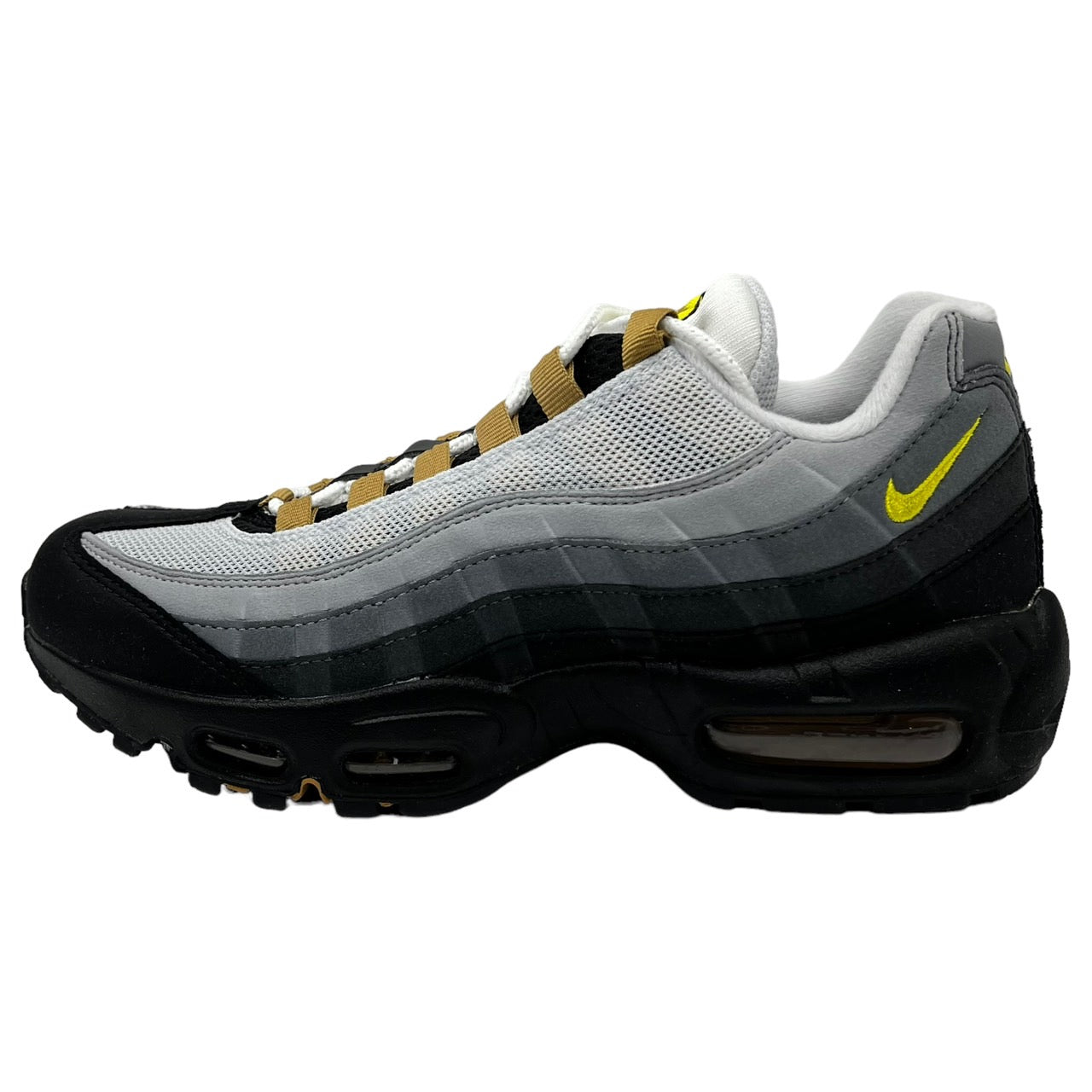 NIKE(ナイキ) AIR MAX 95 "Icons"/エアマックス95/スニーカーアイコン DX4236-100 25.5cm グレー×ブラック×イエロー/YELLOW STRIKE-WOLF GREY-COOL GREY