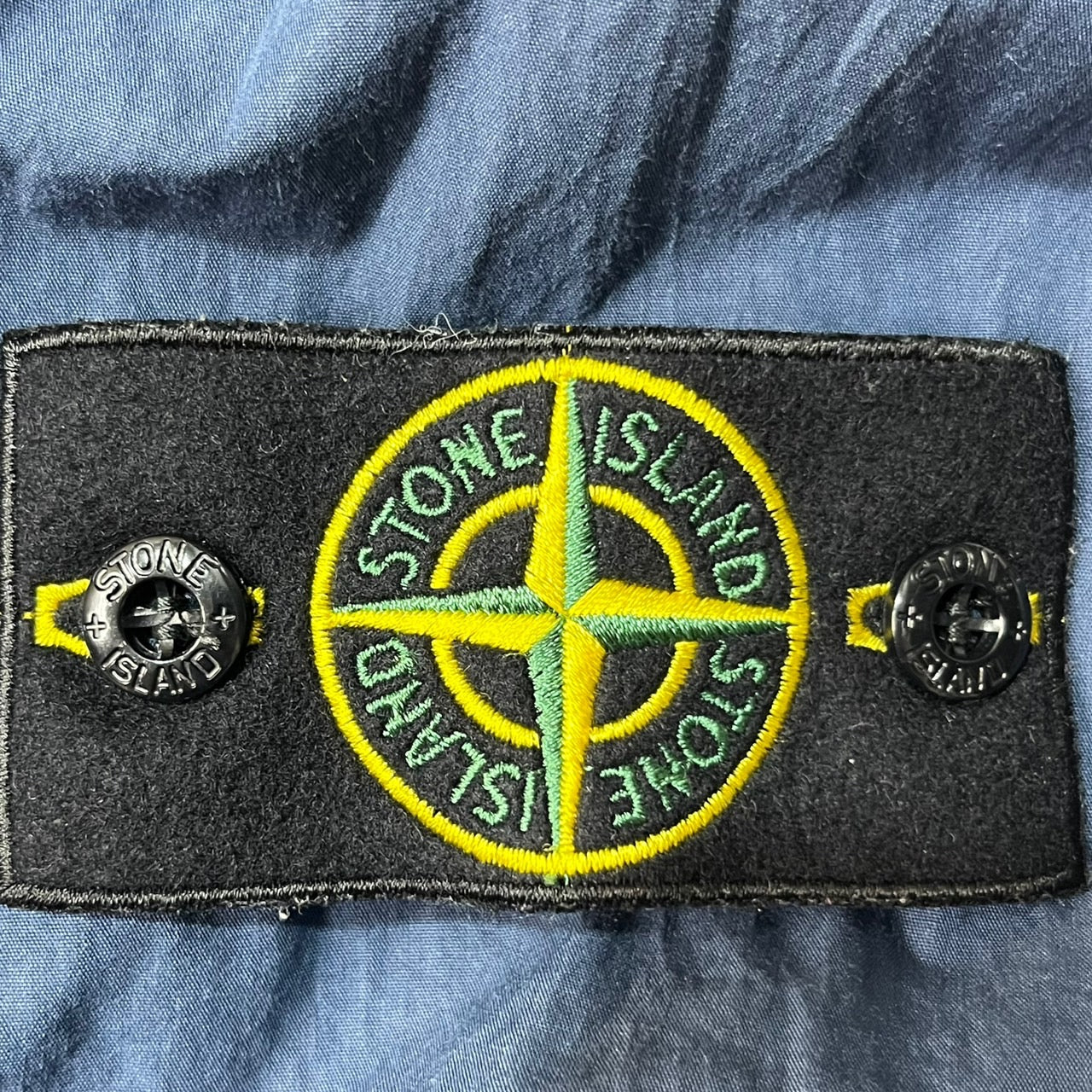 STONE ISLAND(ストーンアイランド) zip front over shirt ジップフロント オーバーシャツ 701512208 SIZE M ネイビー