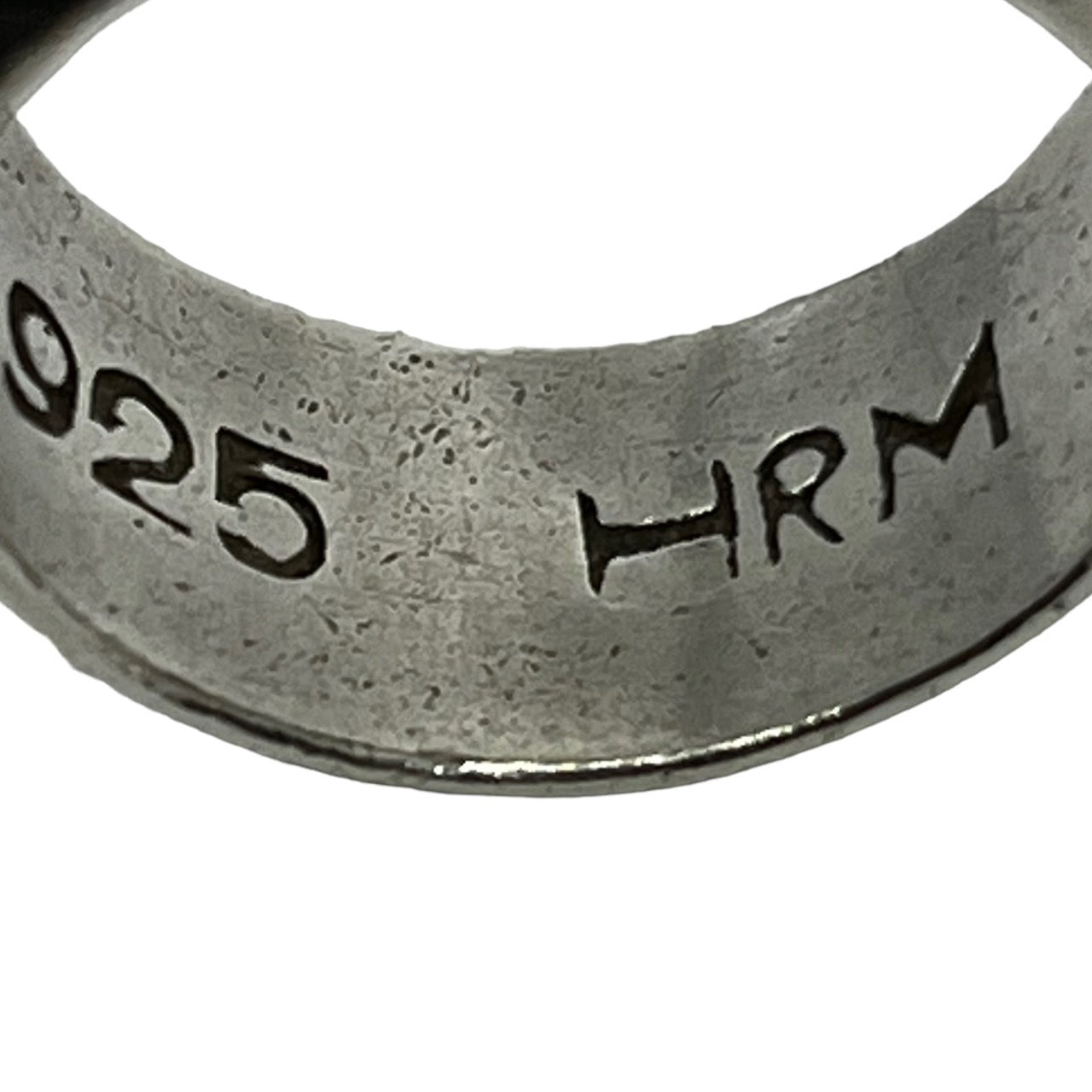 HOLLYWOOD RANCH MARKET(ハリウッドランチマーケット) H logo ring ロゴ リング 18.5号 シルバー silver925