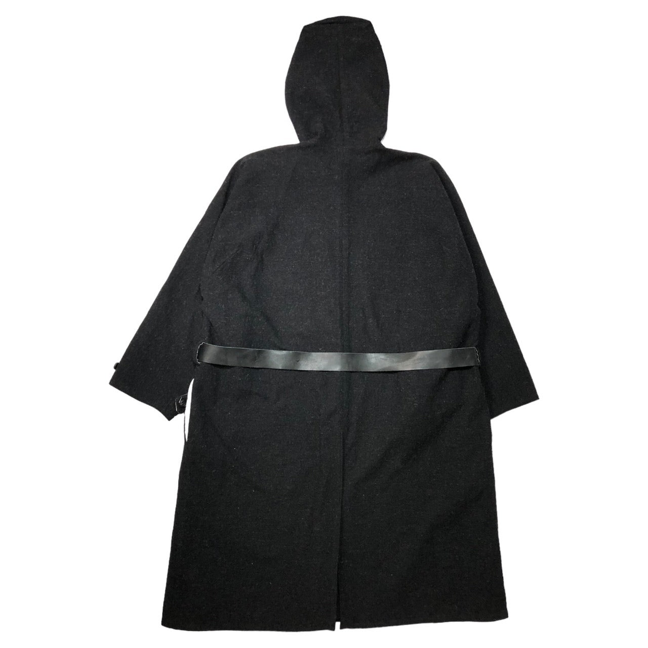 SUNSEA(サンシー) 18AW W-FACE WOOL JEDI CORT-2 ダブルフェイス ウール ジェダイ コート フーデット 18A38 SIZE 3(L程度) ダークグレー