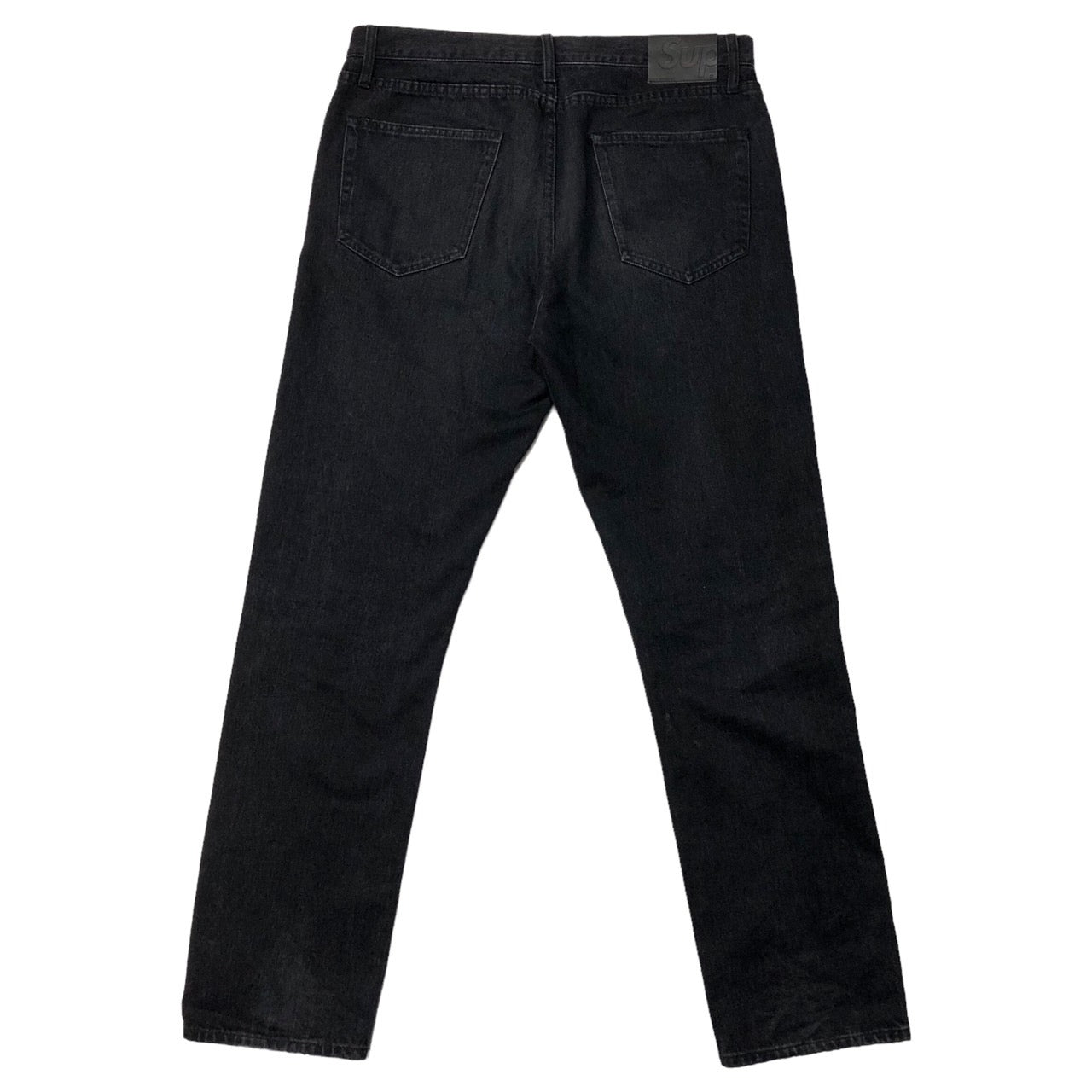 SUPREME(シュプリーム) Washed Black Slim Jean/ウォッシュドブラックスリムジーンズ/デニムパンツ W34 ブラック WOOSTER 合同会社タグ