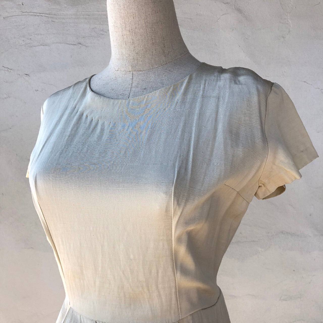 Euro Vintage(ヨーロッパヴィンテージ) Canvas_無垢なワンピース 表記なし(Mサイズ程度) ベージュ