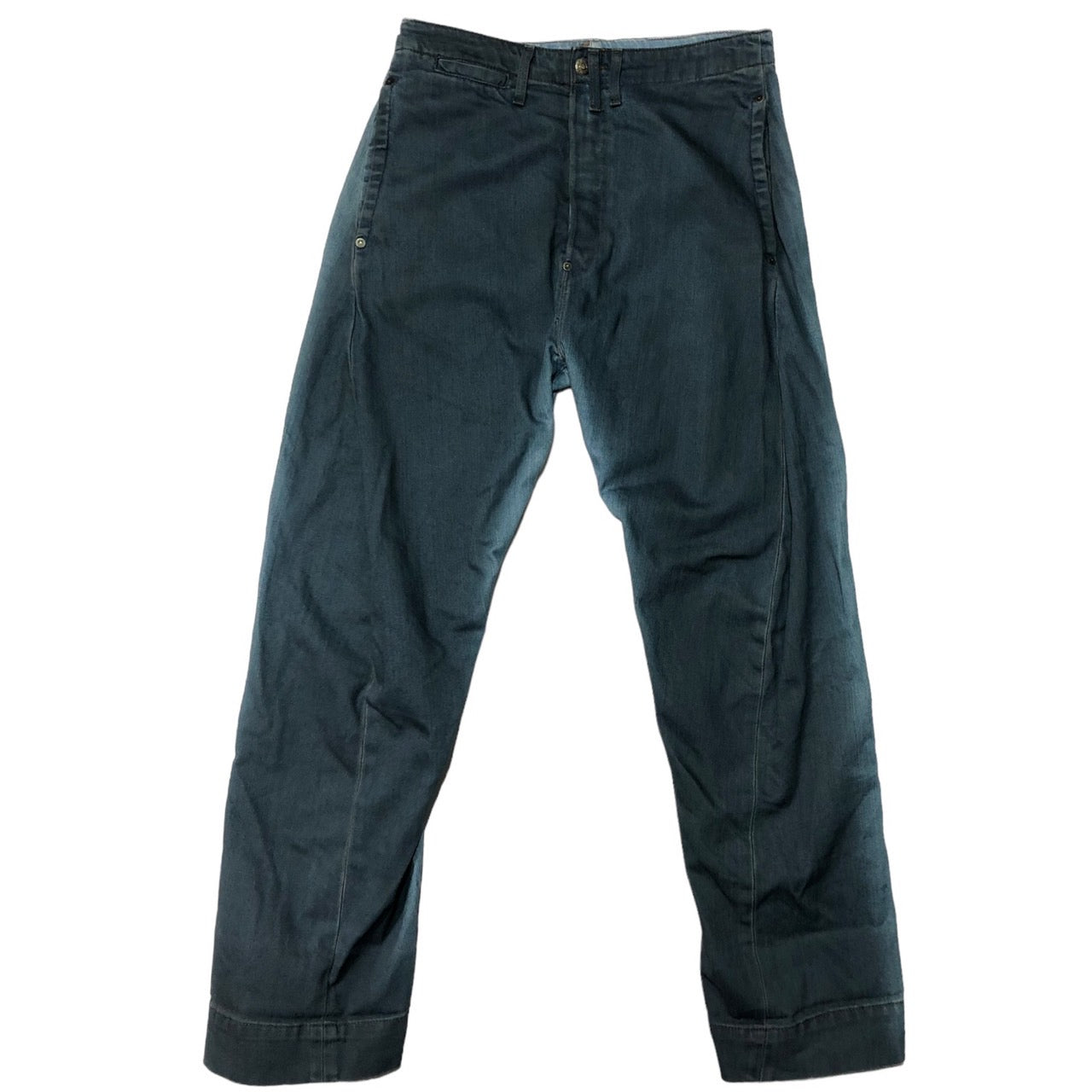 Levi's RED(リーバイスレッド) Initial 2 tone color 3D denim 初期 ツートーンカラー 立体裁断 デニム SIZE 30/34 インディゴ×ライトインディゴ